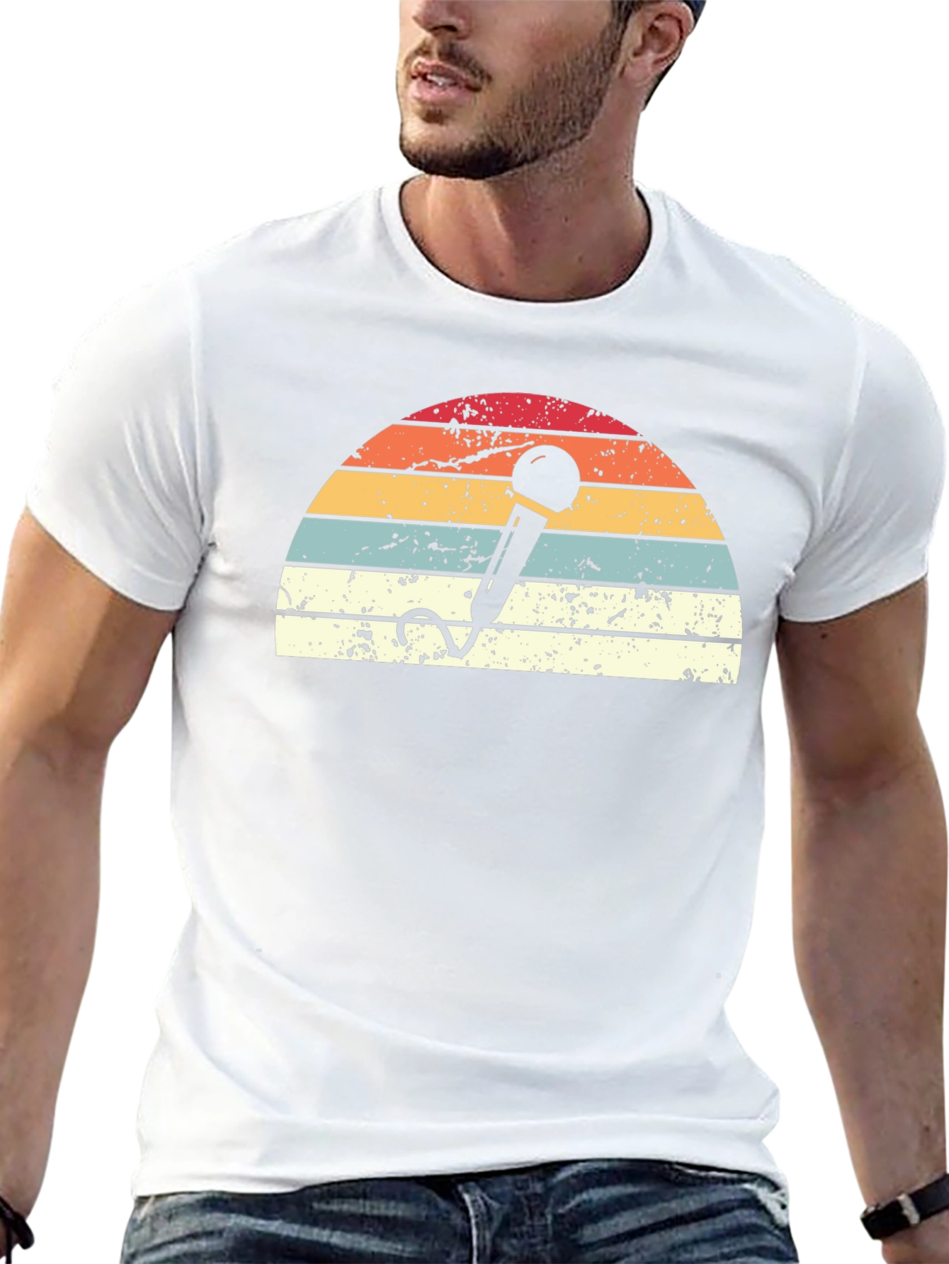 Retro Microphone Graphic T-Shirt