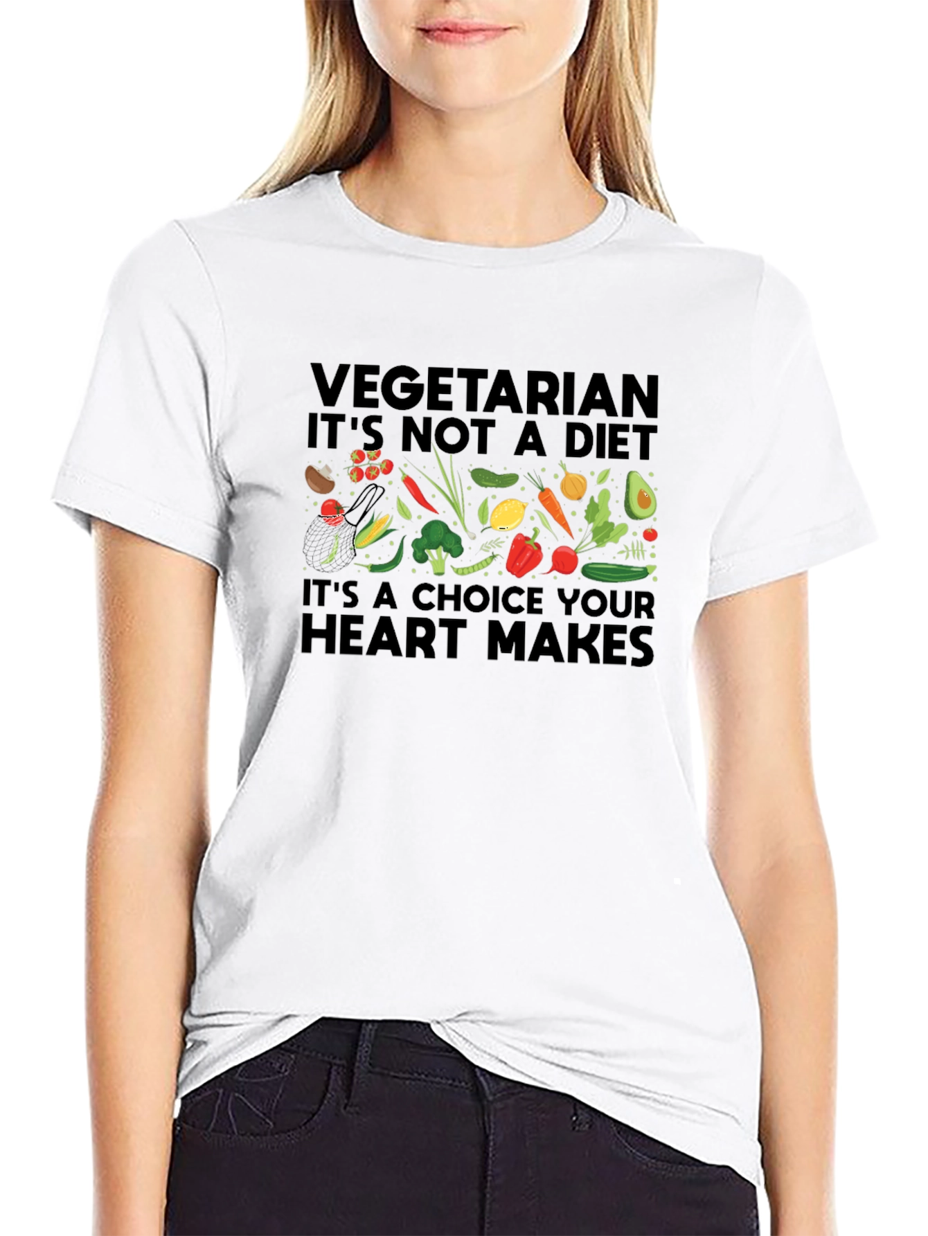 Vegetarian Choice Graphic T-Shirt