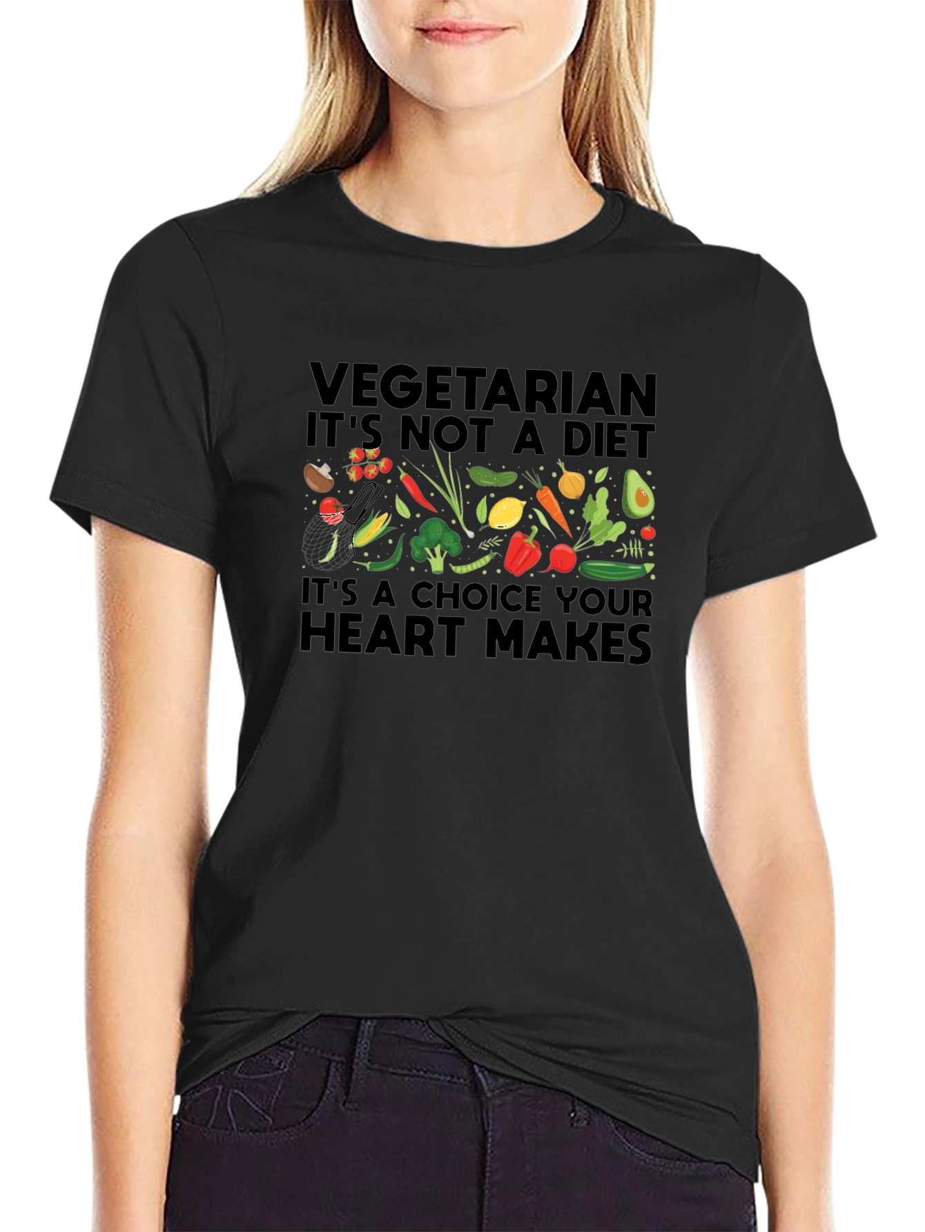 Vegetarian Choice Graphic T-Shirt