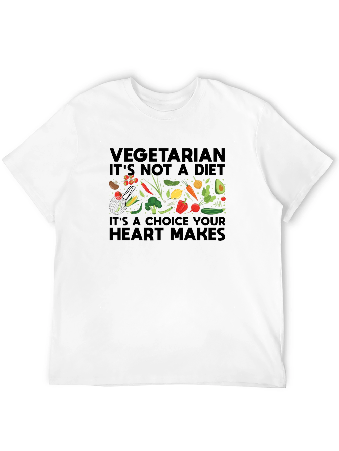 Vegetarian Choice Graphic T-Shirt