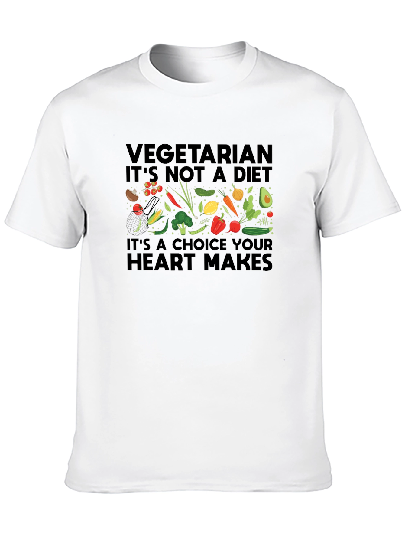 Vegetarian Choice Graphic T-Shirt