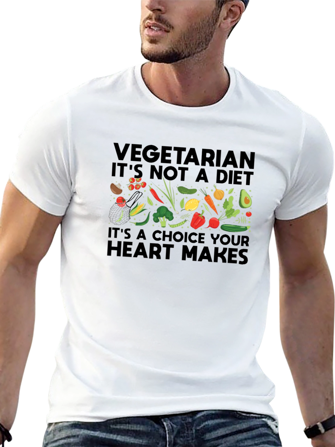 Vegetarian Choice Graphic T-Shirt