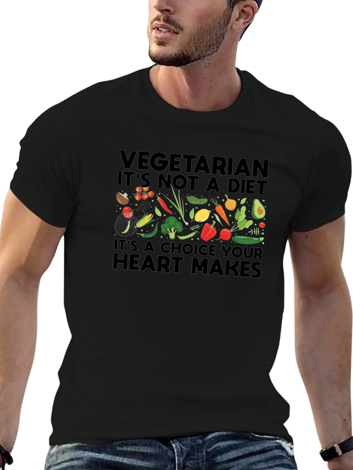 Vegetarian Choice Graphic T-Shirt