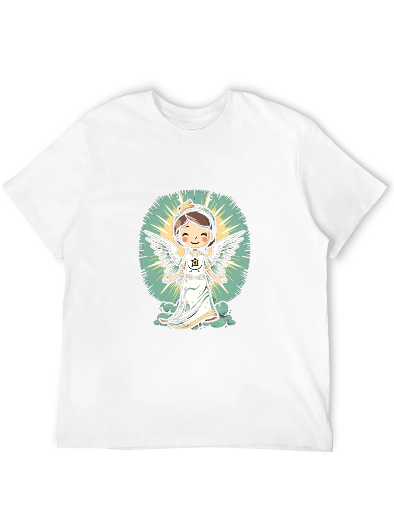 Angel Nurse Graphic Tee - Unisex Black T-Shirt