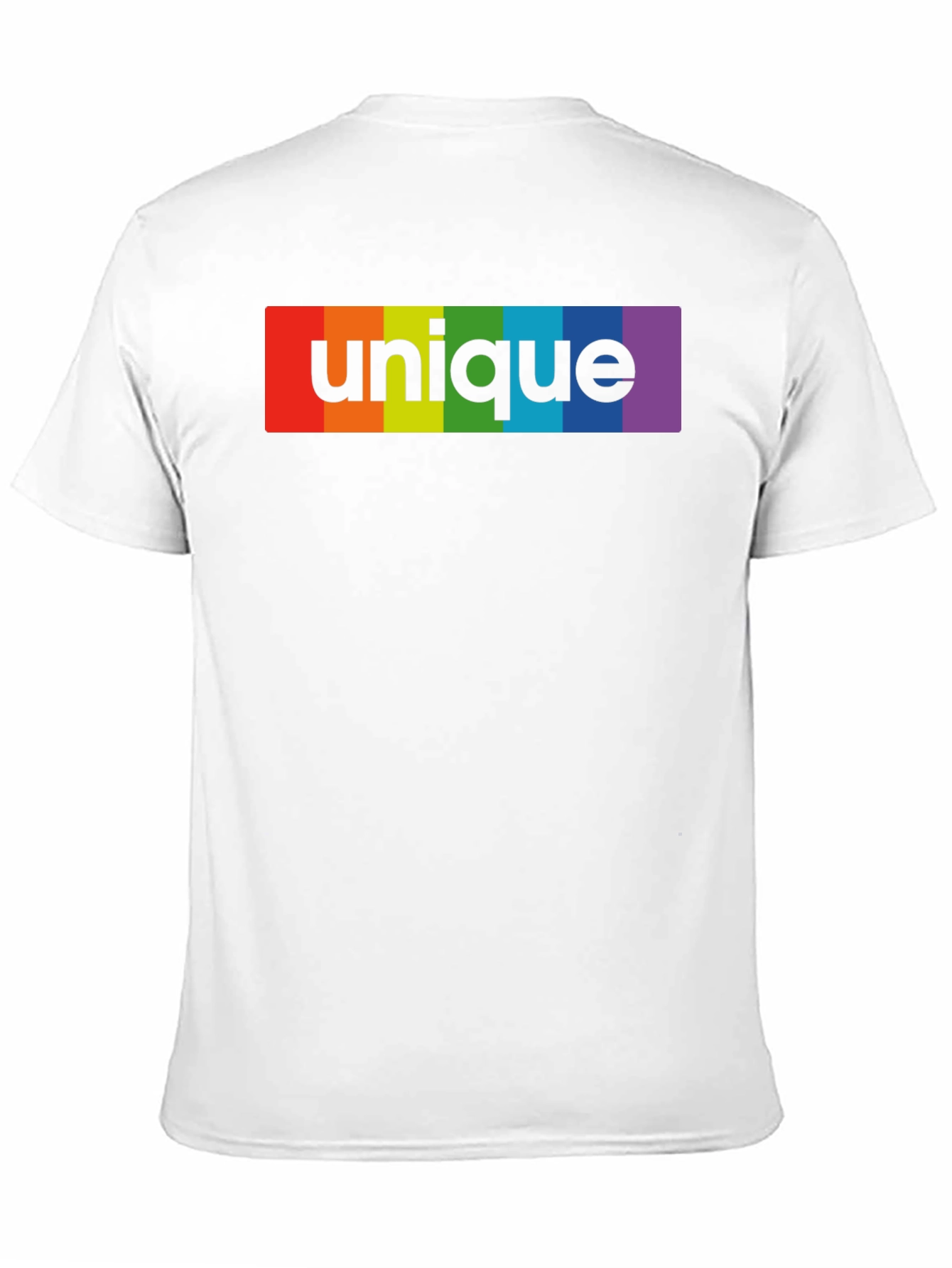 Unique Rainbow Graphic Black T-Shirt