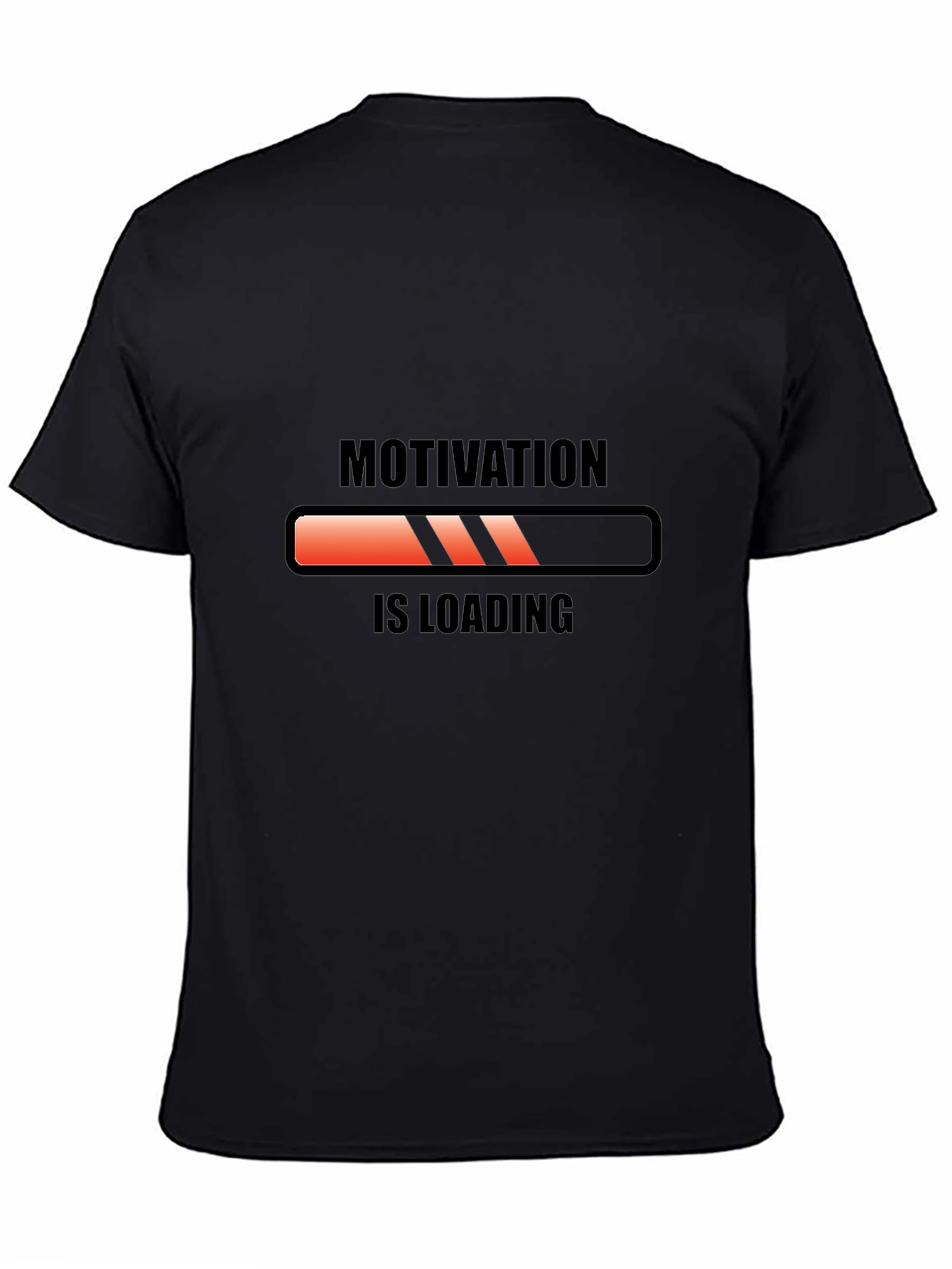 Motivation Loading Graphic Tee - Black