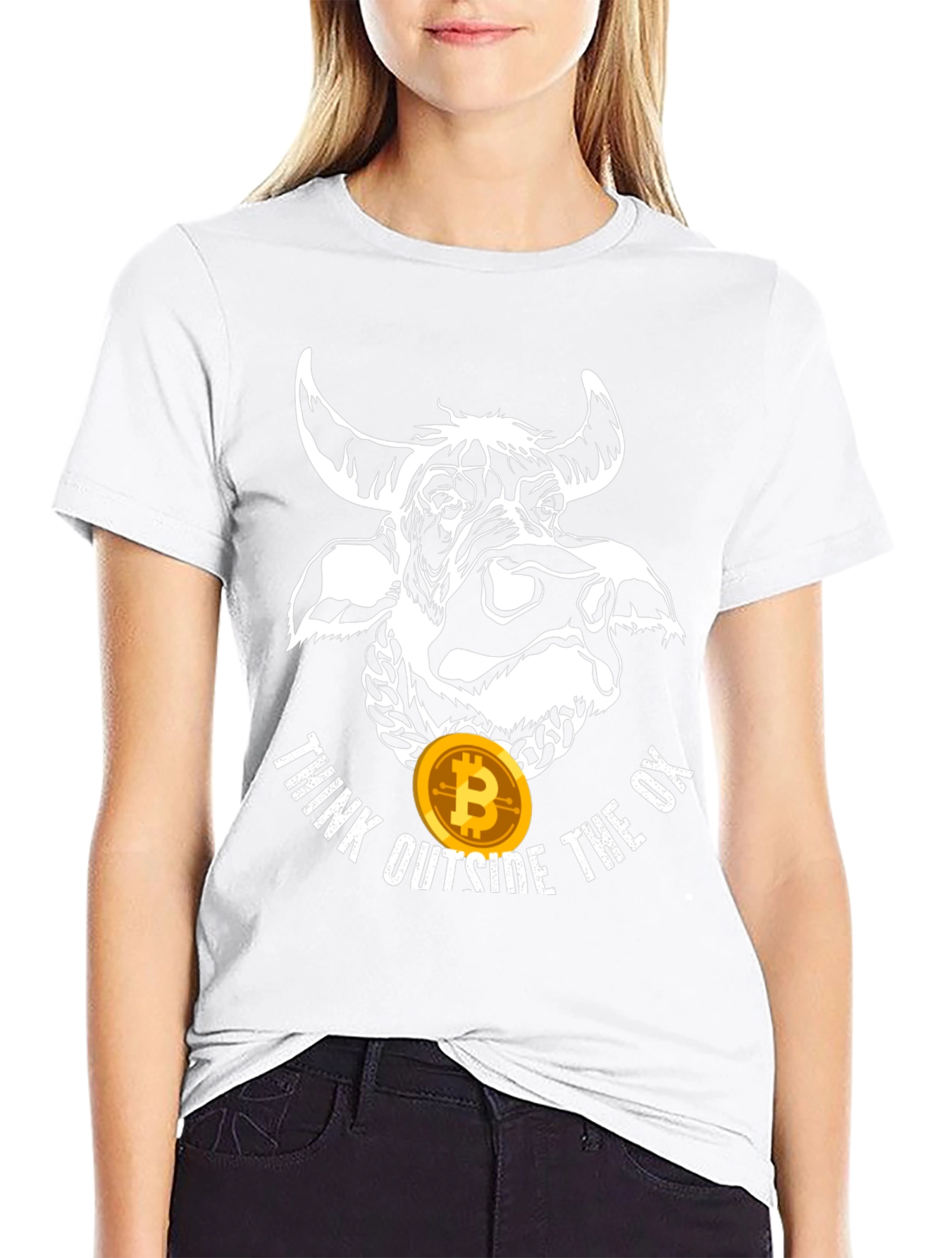 Think Outside the Ox Bitcoin Tee