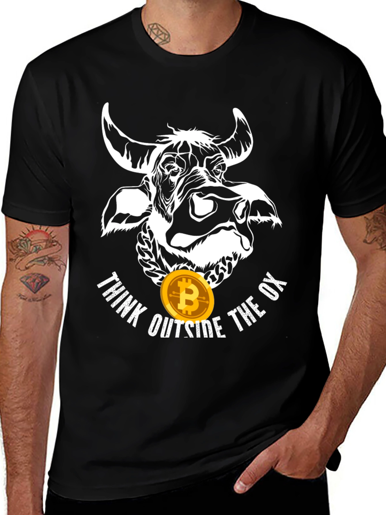 Think Outside the Ox Bitcoin Tee