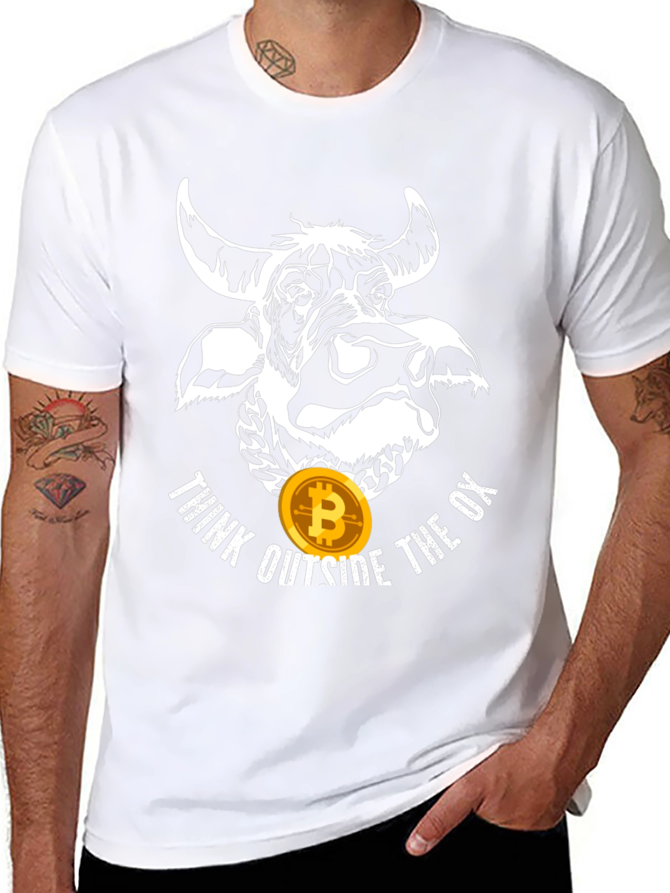Think Outside the Ox Bitcoin Tee