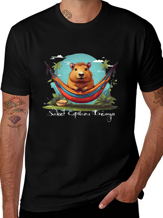 Sweet Capybara Dreams Graphic Tee