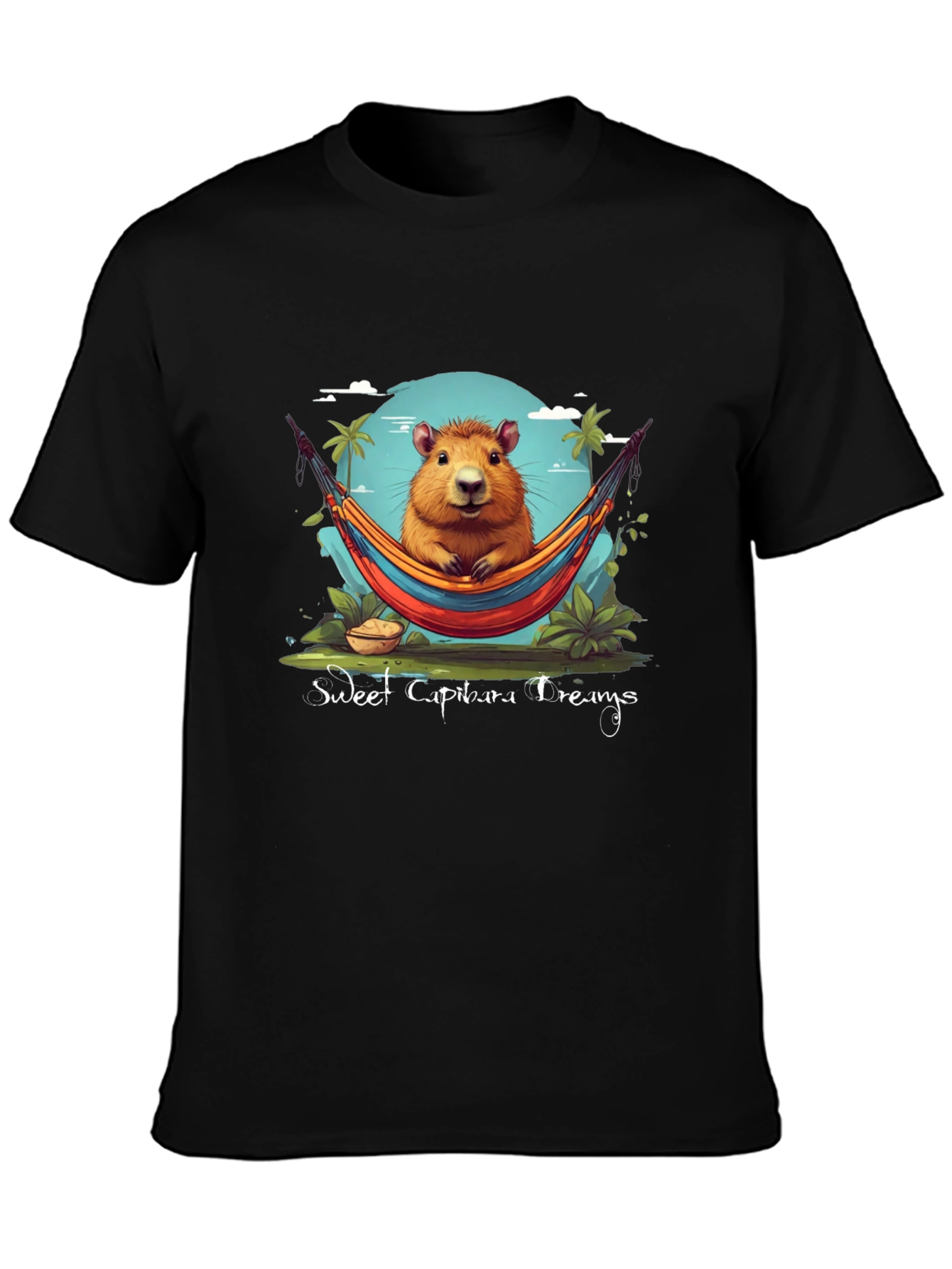 Sweet Capybara Dreams Graphic Tee