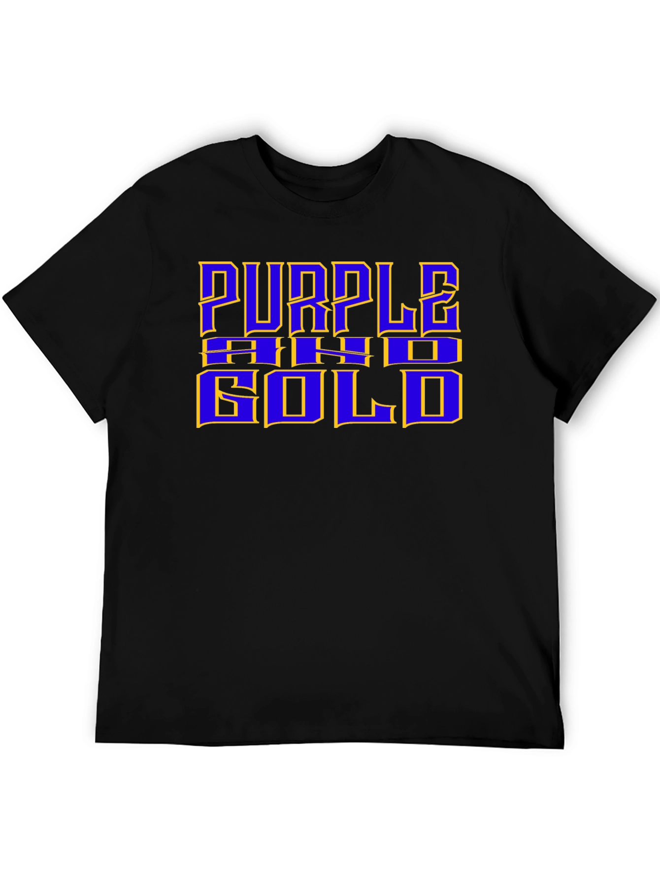 Purple and Gold Graphic Tee