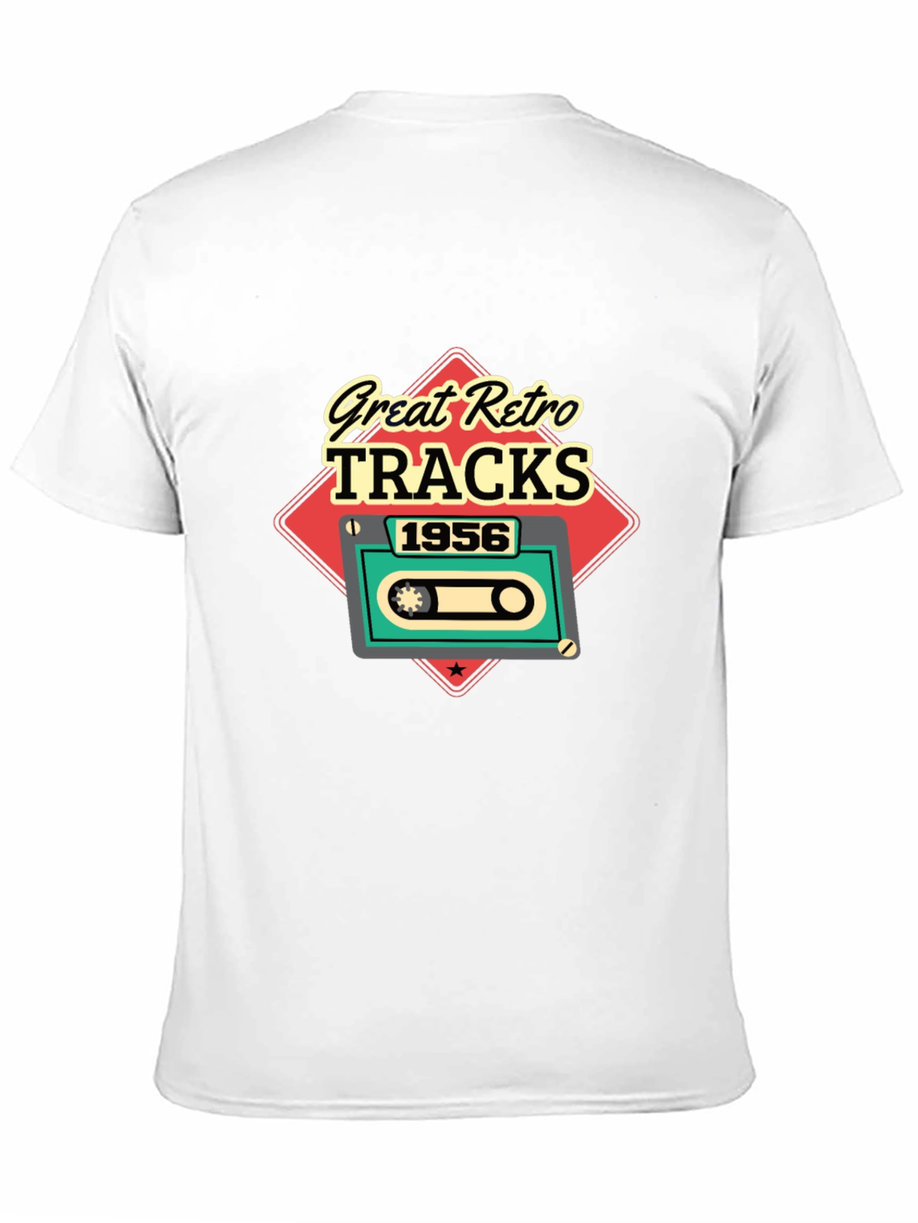 Great Retro Tracks 1956 Cassette Tee