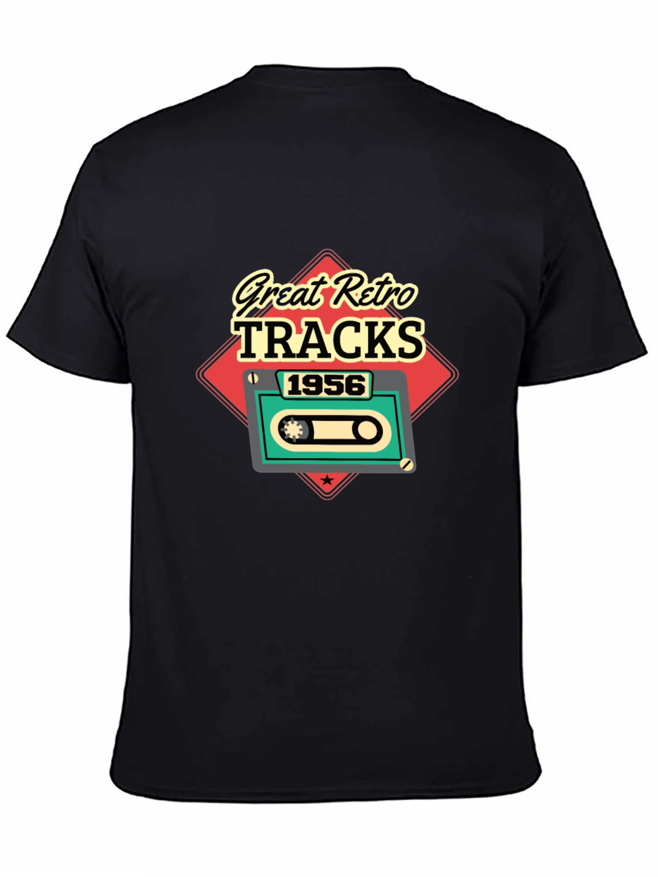 Great Retro Tracks 1956 Cassette Tee