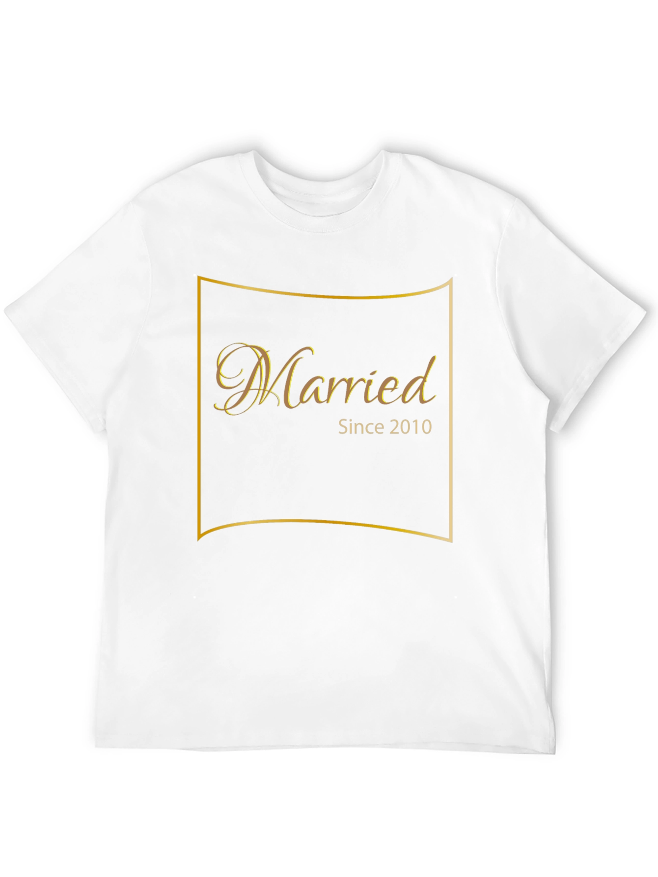 Married Since 2010 Black T-Shirt