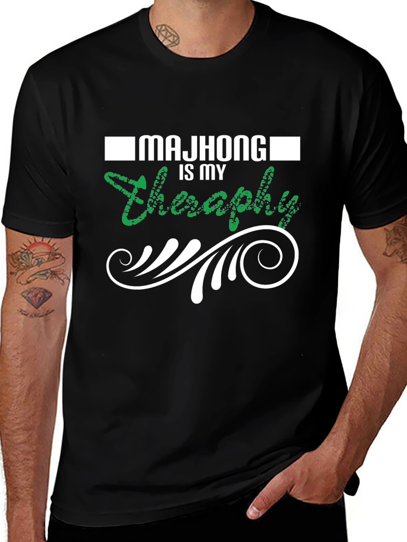 Mahjong is My Therapy Graphic Tee