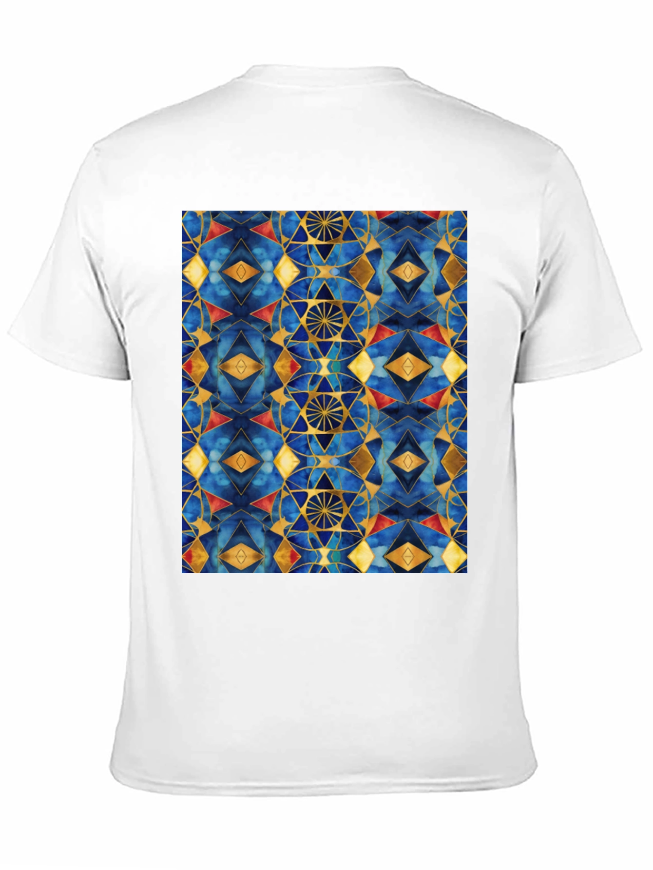 Geometric Patterned T-Shirt - Stylish Mens Tee
