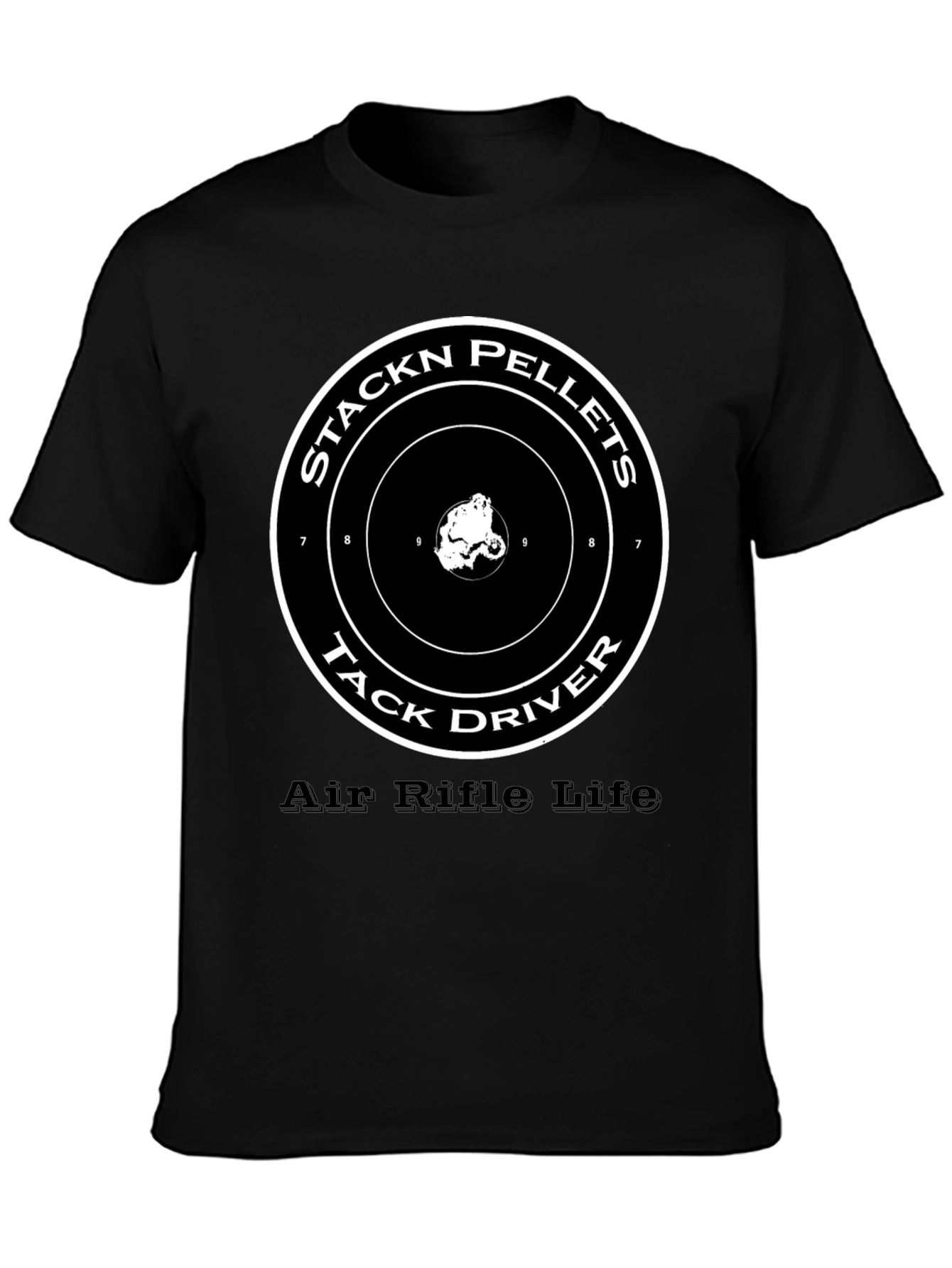 Stackn Pellets Tack Driver Air Rifle T-Shirt