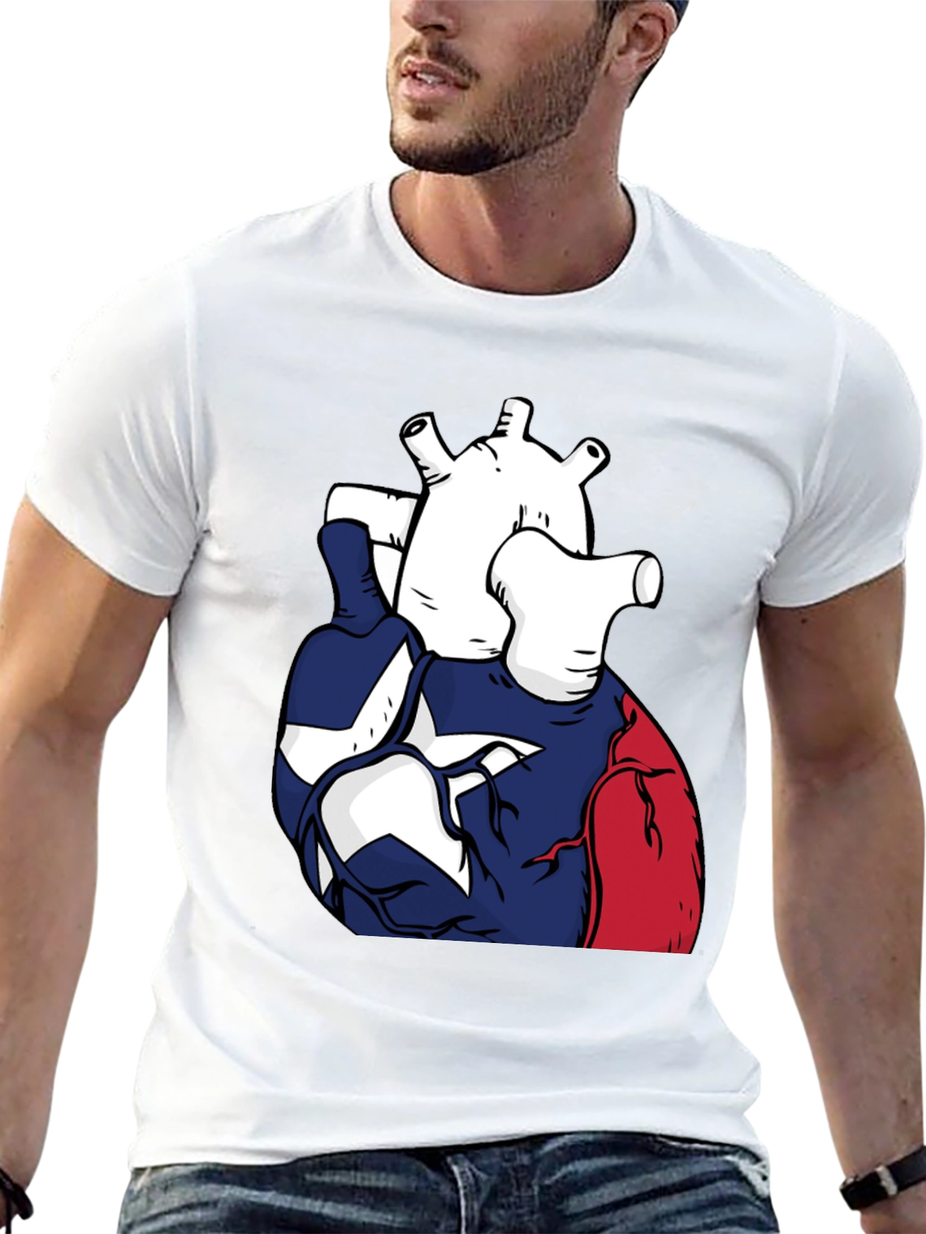 Texas Heart T-Shirt | Patriotic Graphic Tee