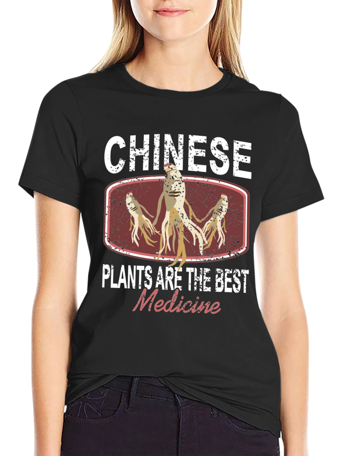 Chinese Plants Medicine Graphic Tee