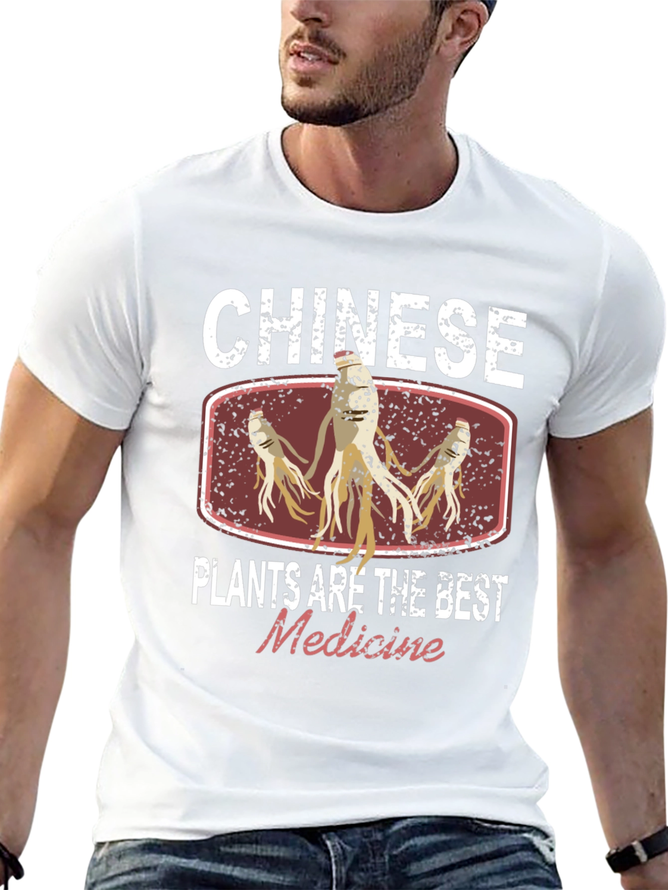 Chinese Plants Medicine Graphic Tee