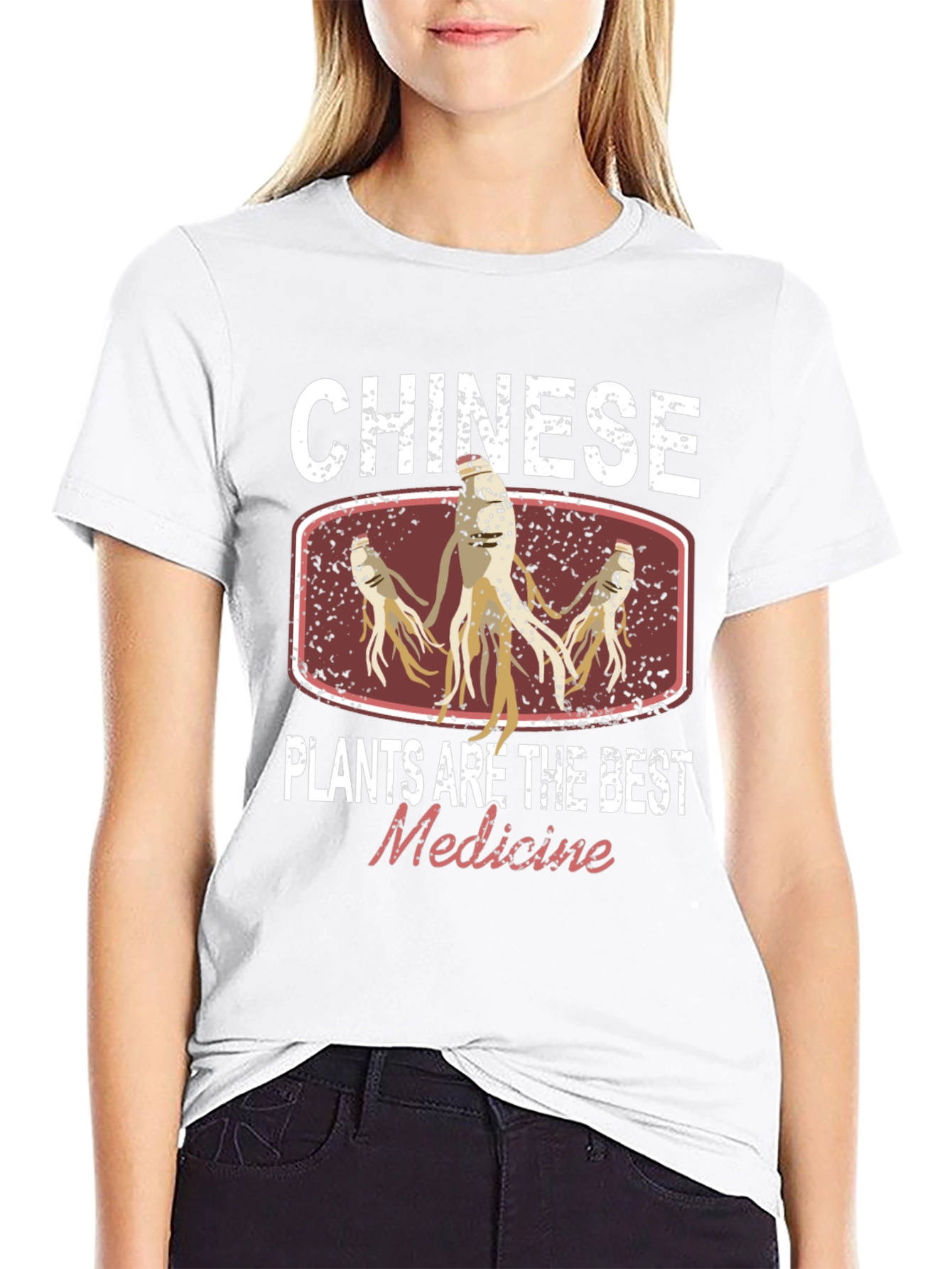 Chinese Plants Medicine Graphic Tee