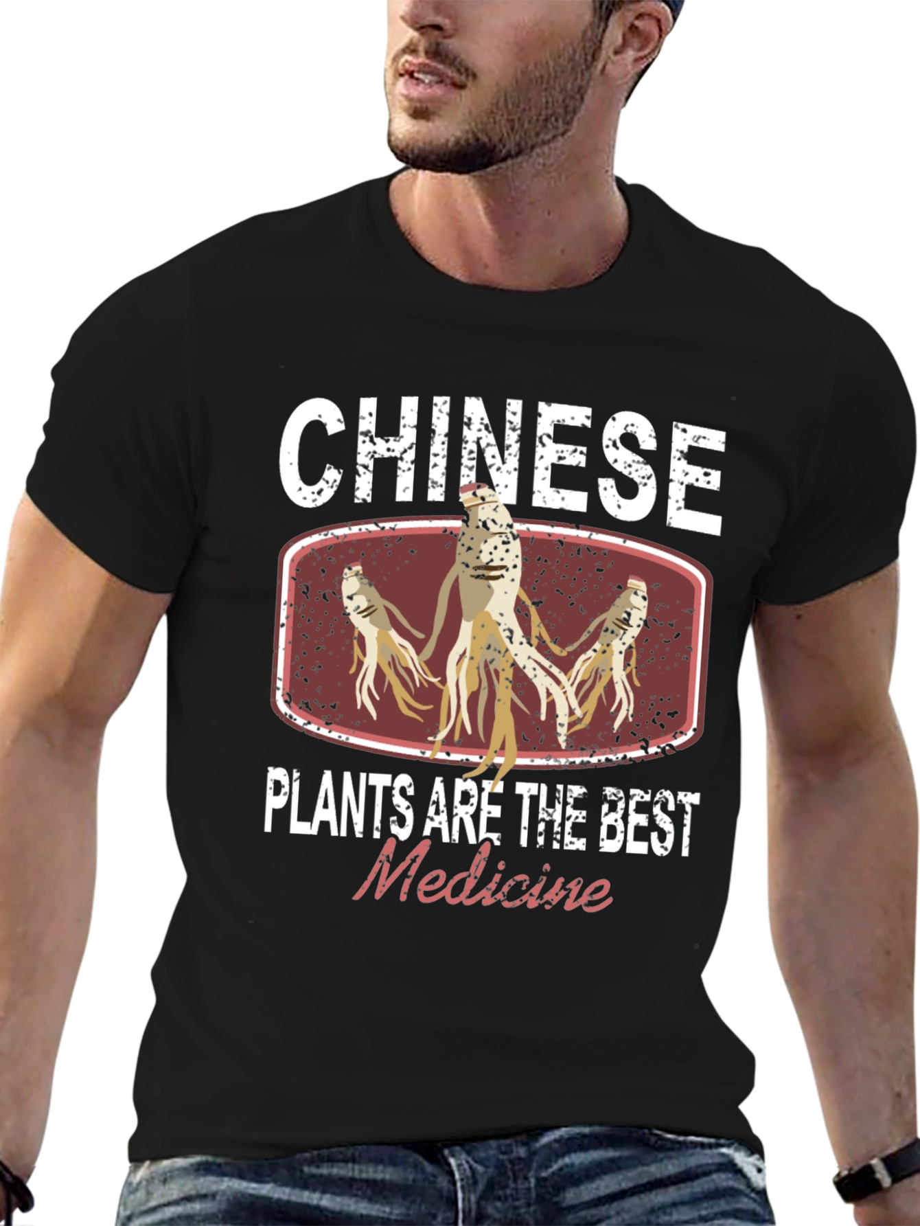 Chinese Plants Medicine Graphic Tee