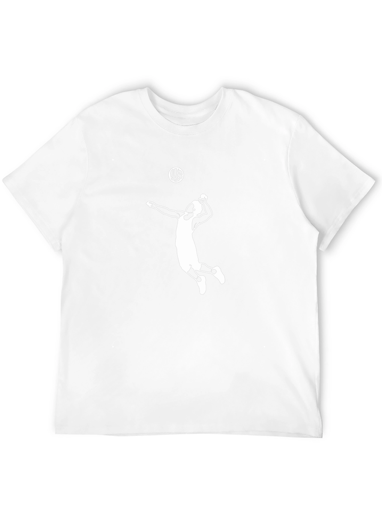 Volleyball Player Graphic Tee - Stylish Black T-Shirt