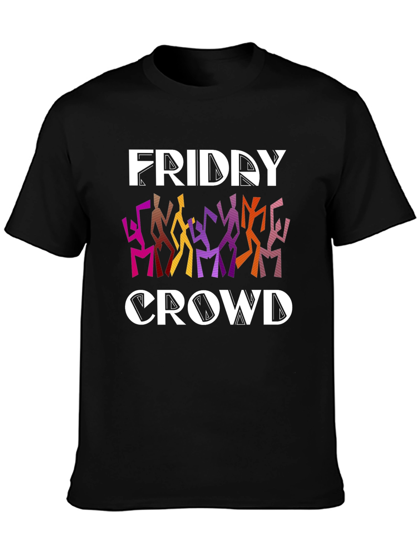 Friday Crowd Graphic T-Shirt