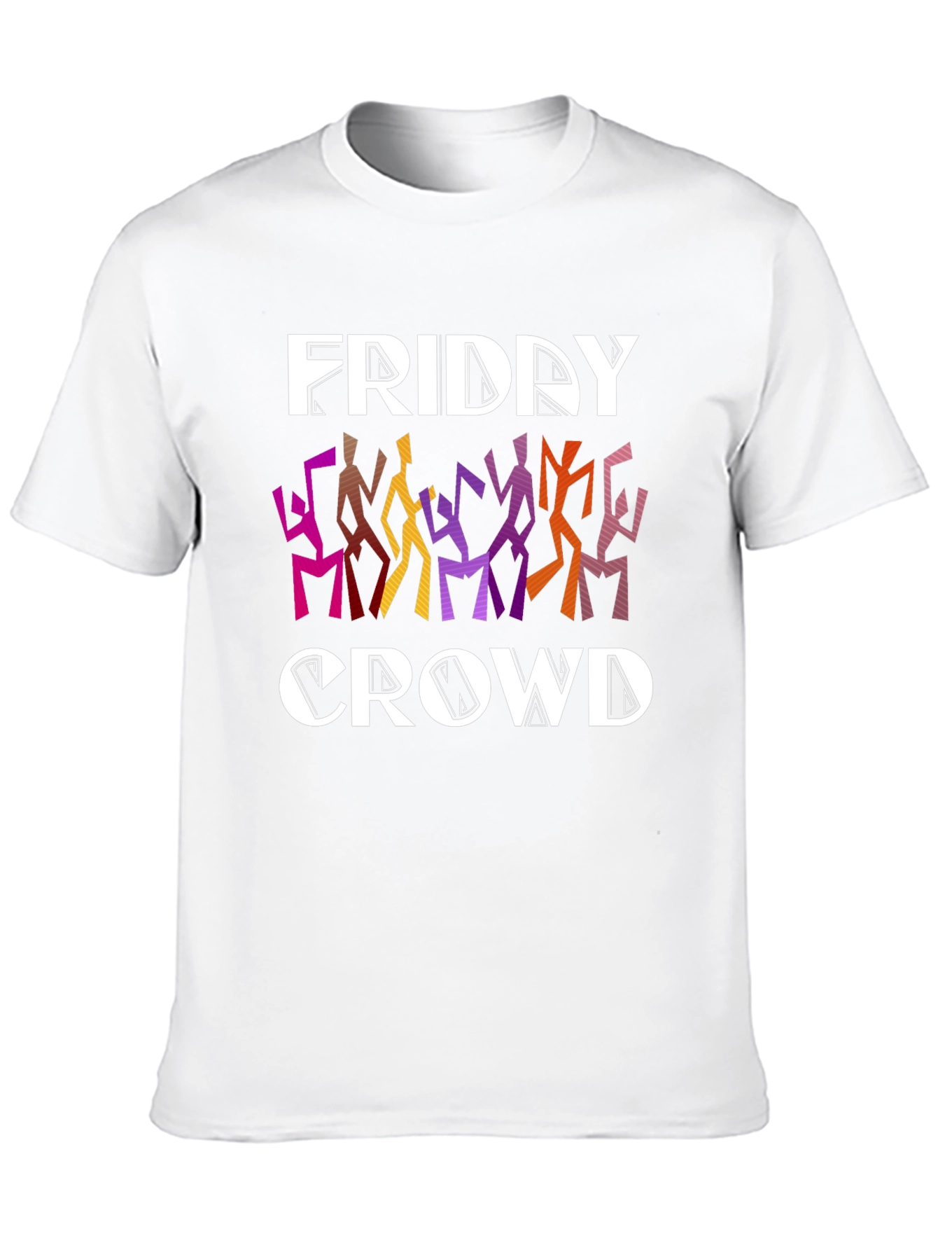 Friday Crowd Graphic T-Shirt