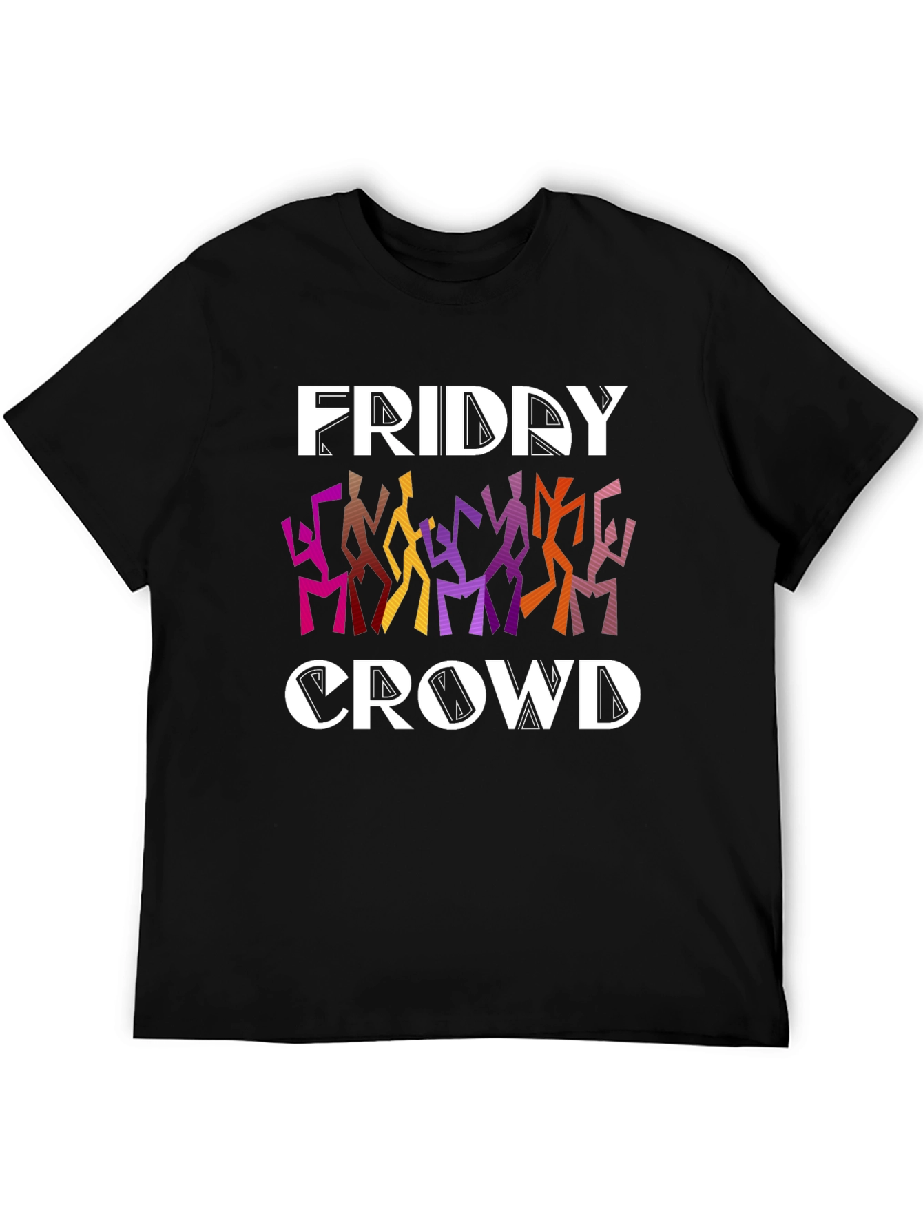 Friday Crowd Graphic T-Shirt