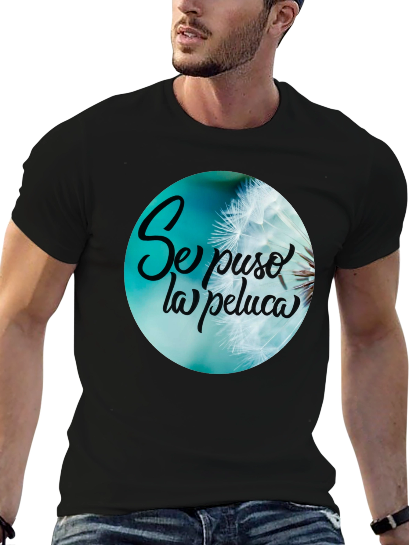 Se Puso La Peluca Graphic Tee - Dandelion Design