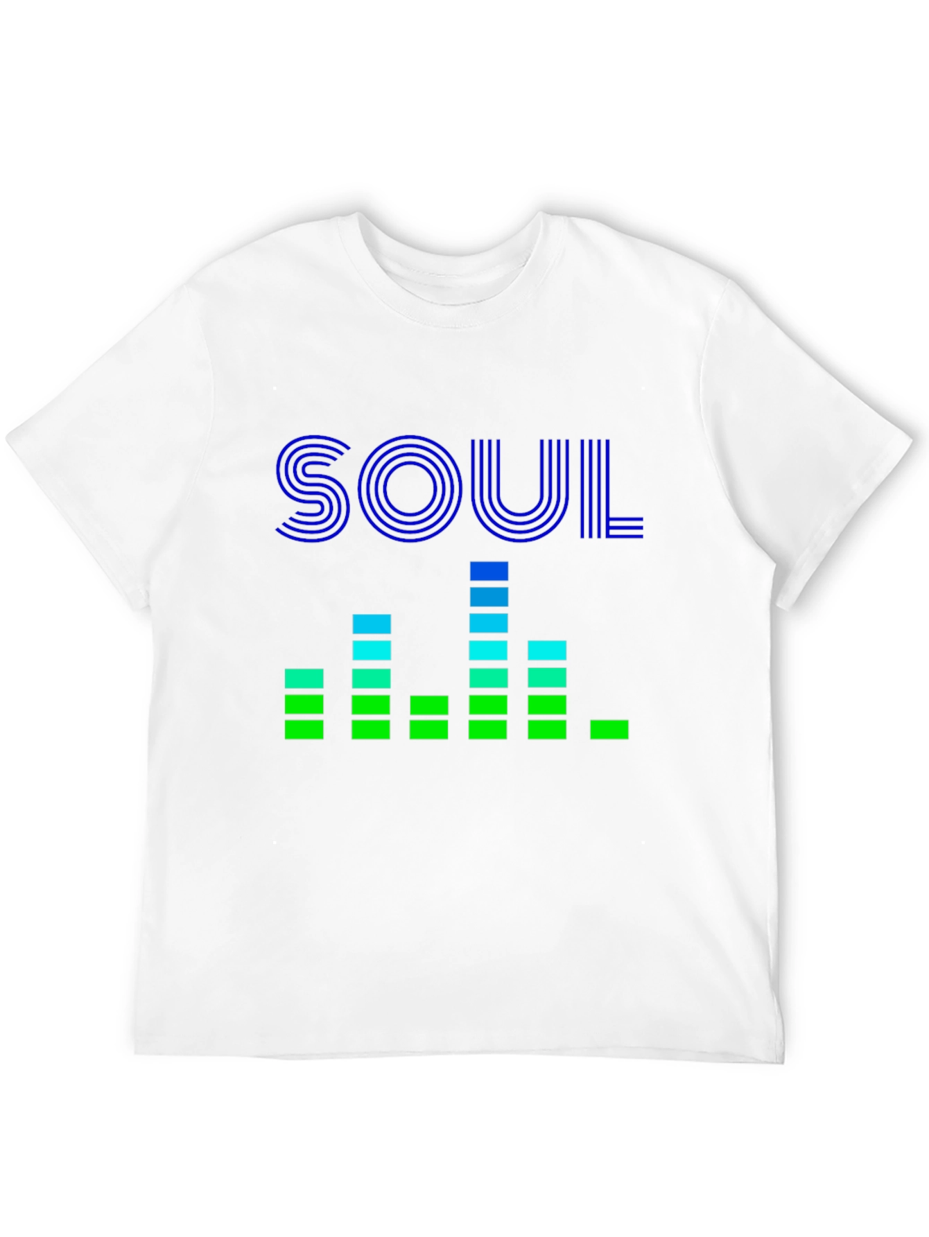 Soul Music Equalizer Graphic Tee - Black Cotton T-Shirt