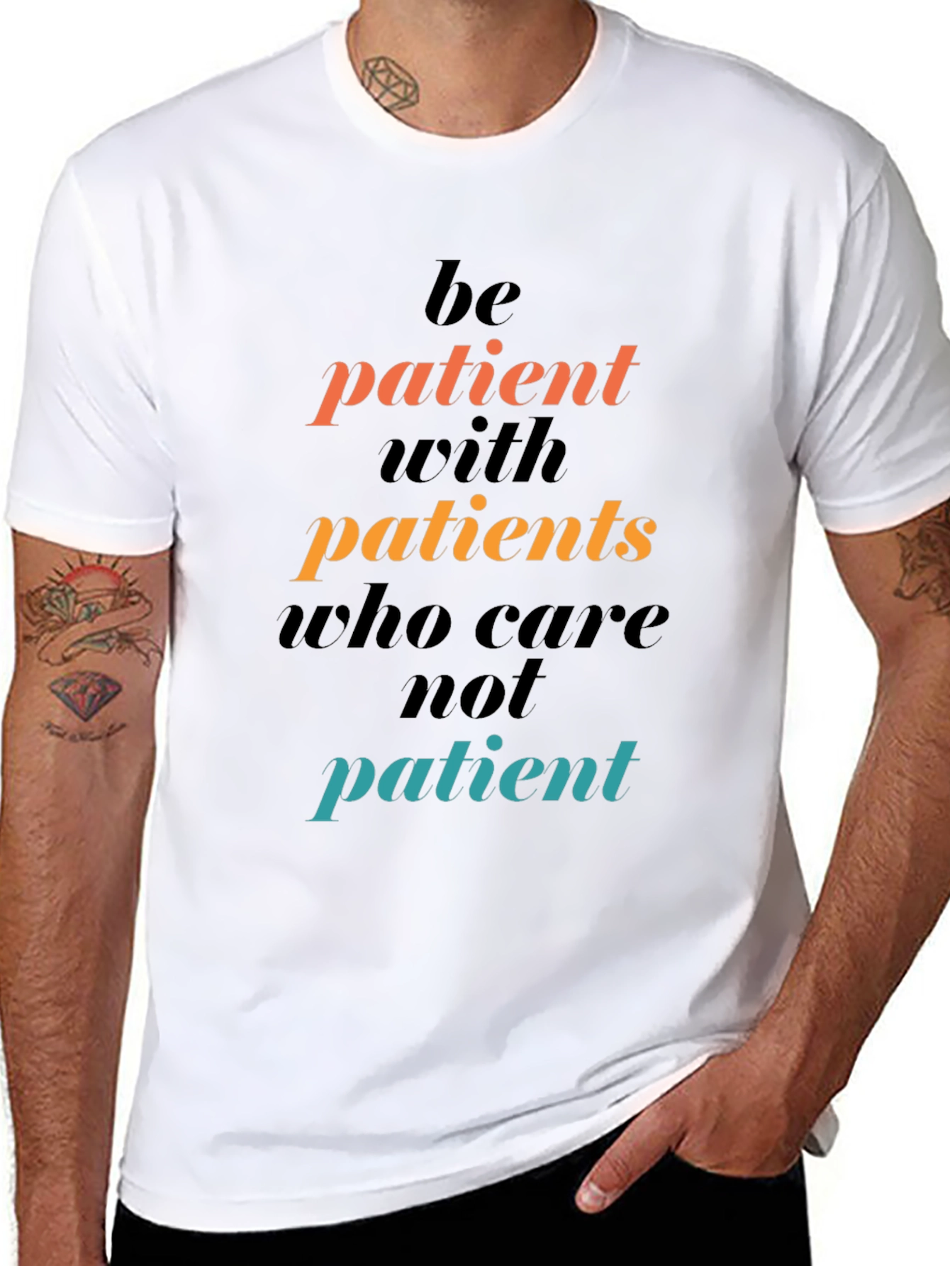 Be Patient Graphic T-Shirt - Relaxed Fit
