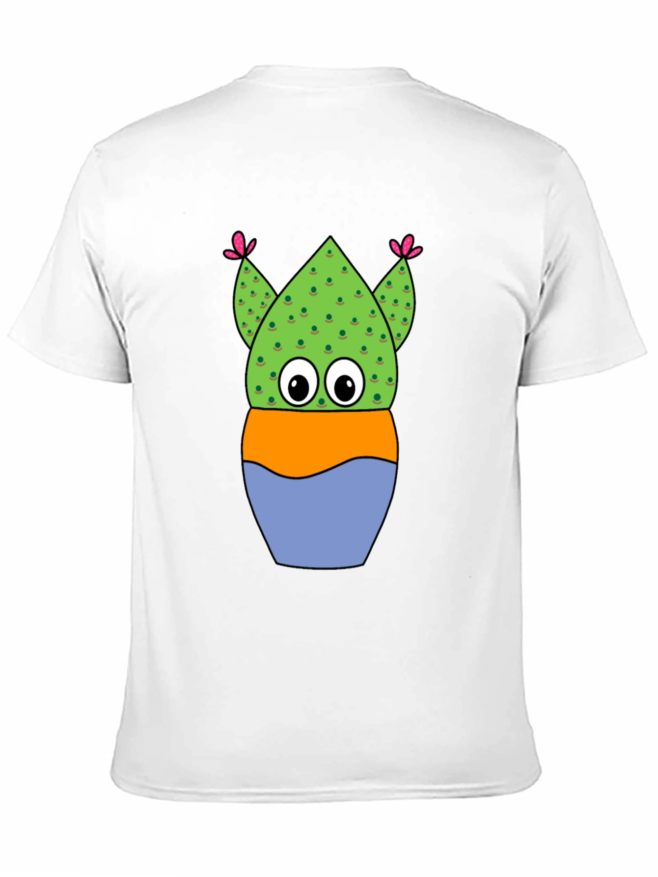 Cartoon Cactus Tee - Whimsical Plant Lover Shirt