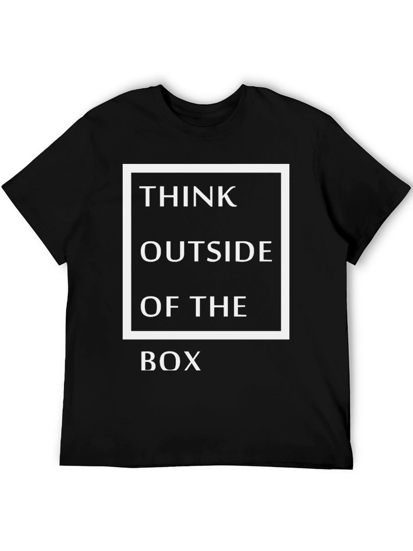 Think Outside the Box Graphic T-Shirt