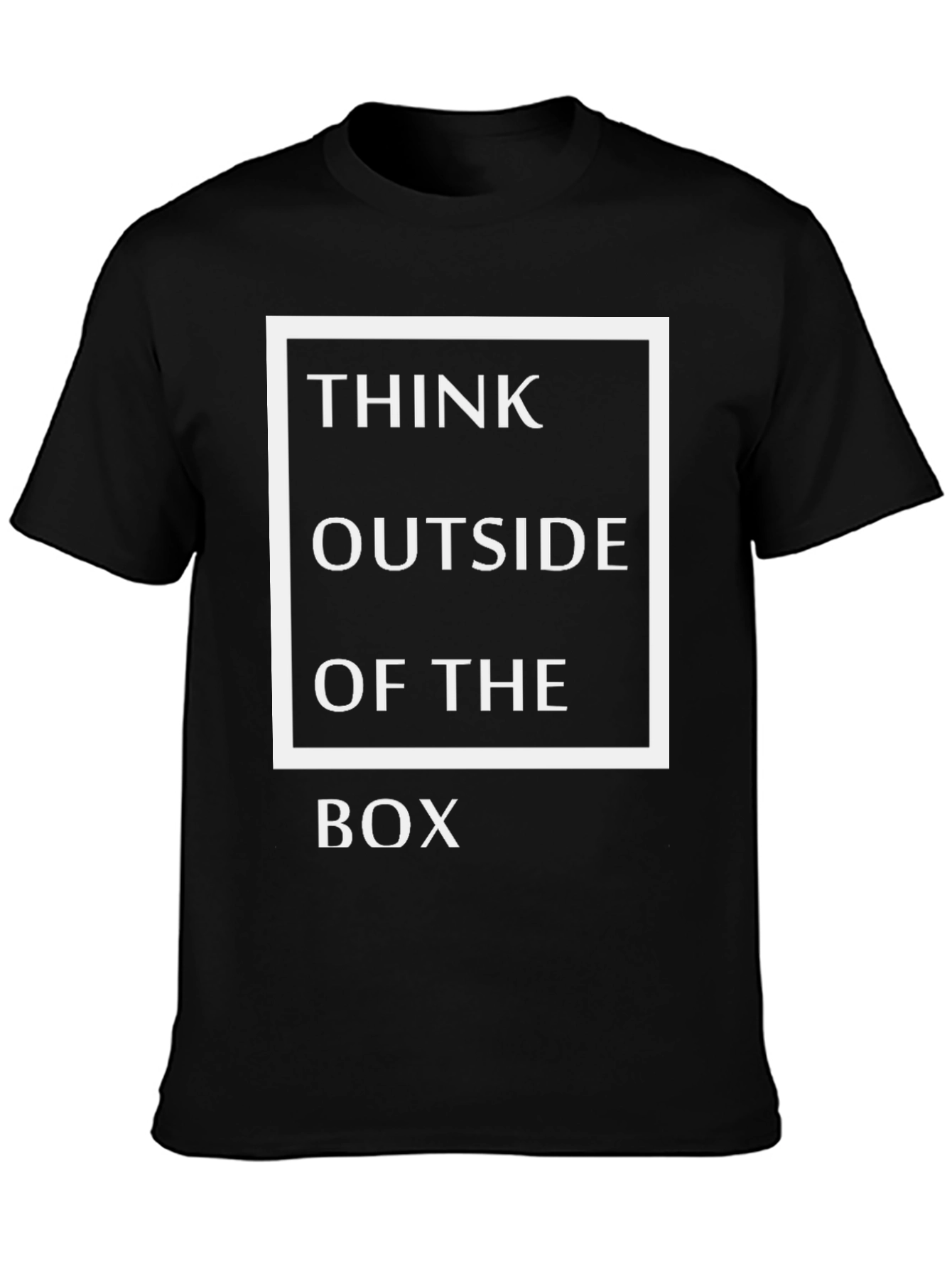 Think Outside the Box Graphic T-Shirt