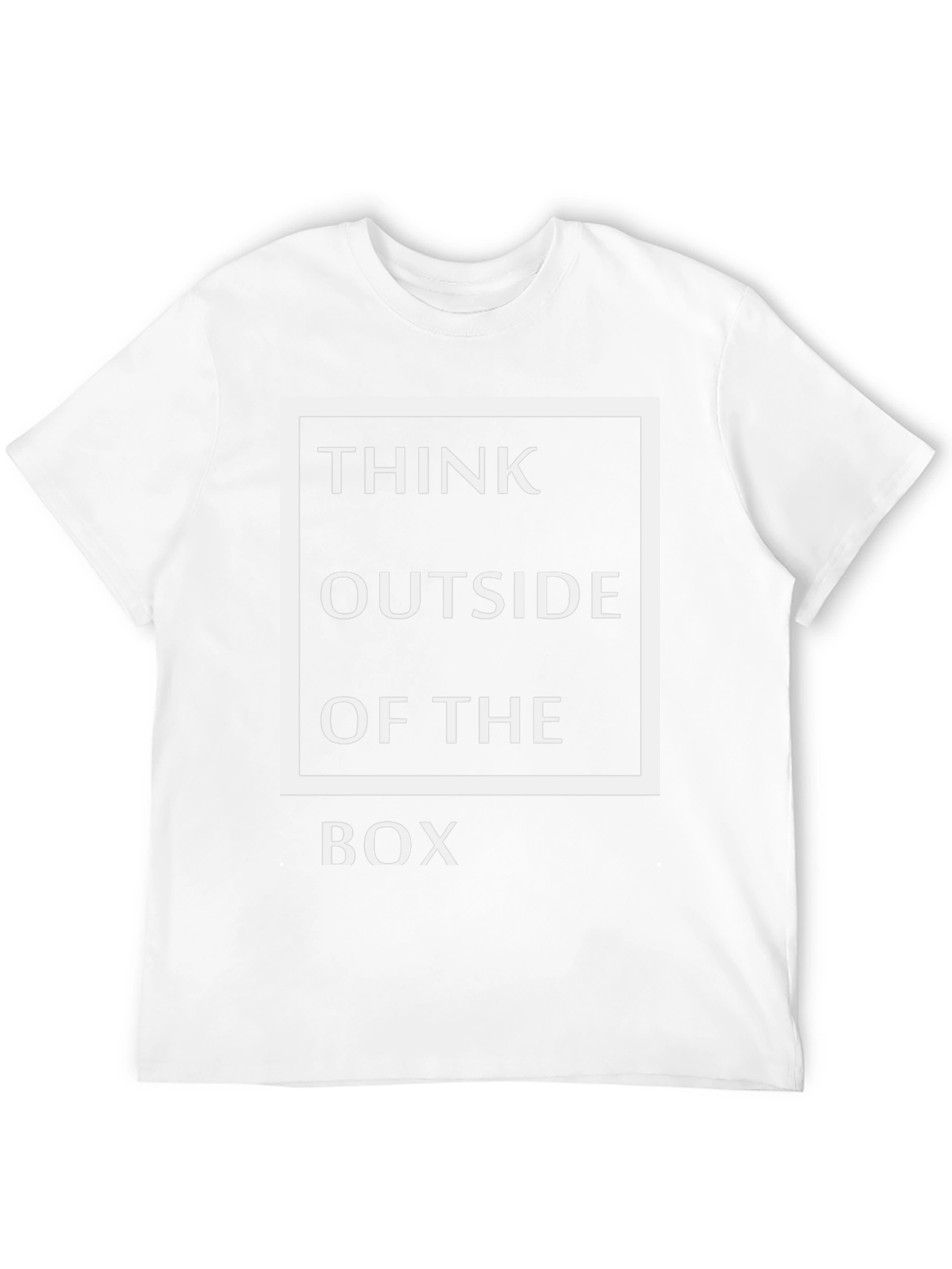 Think Outside the Box Graphic T-Shirt
