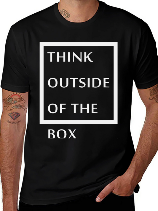 Think Outside the Box Graphic T-Shirt