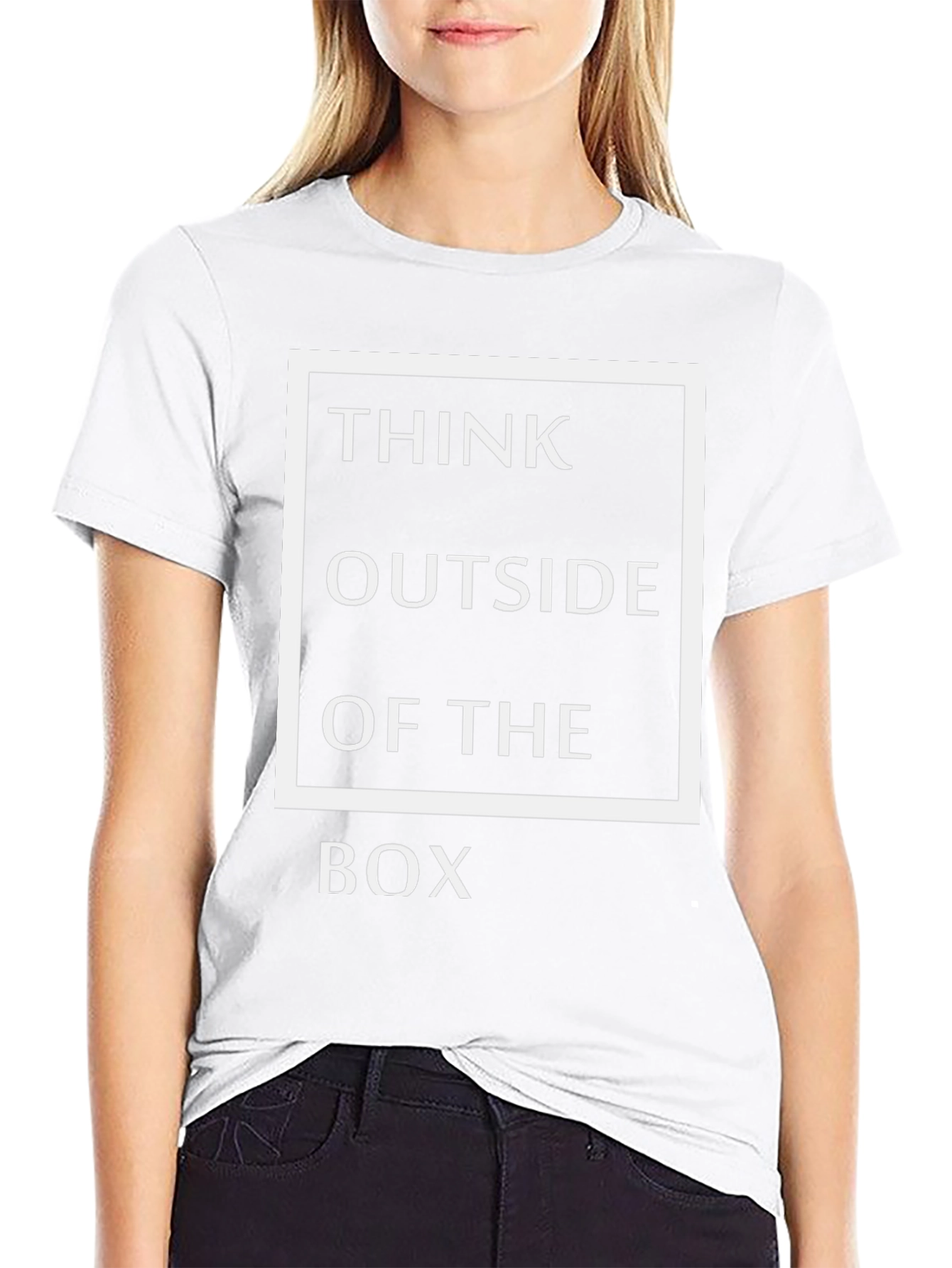 Think Outside the Box Graphic T-Shirt