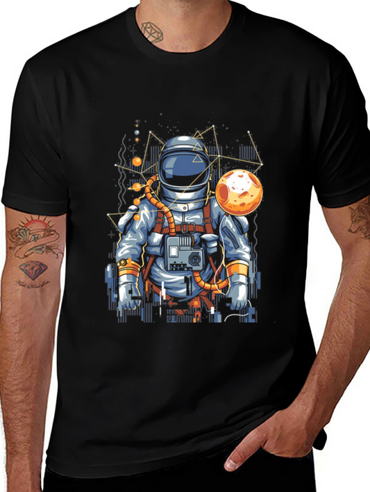 Astronaut Graphic T-Shirt - Space Adventure Tee