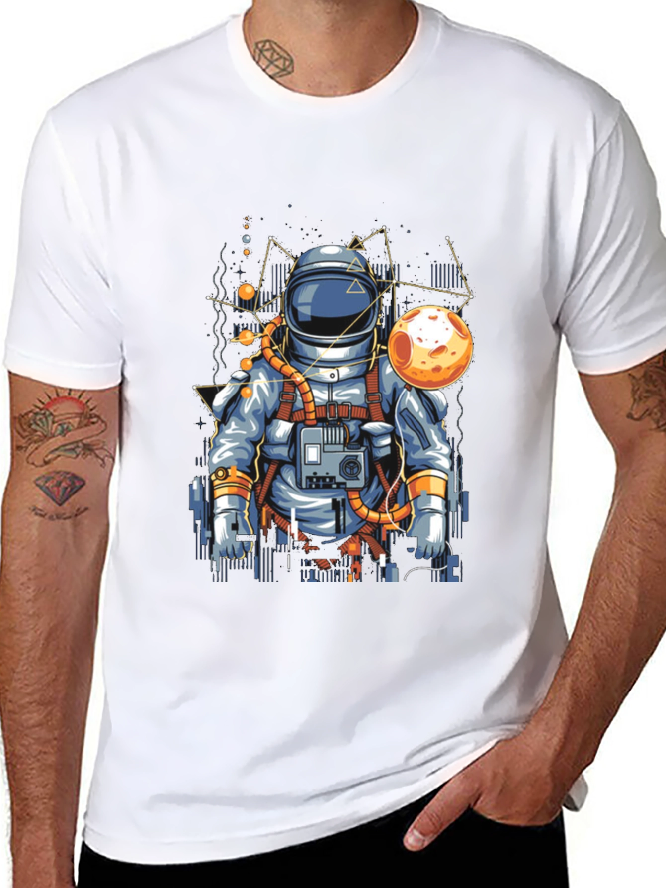 Astronaut Graphic T-Shirt - Space Adventure Tee