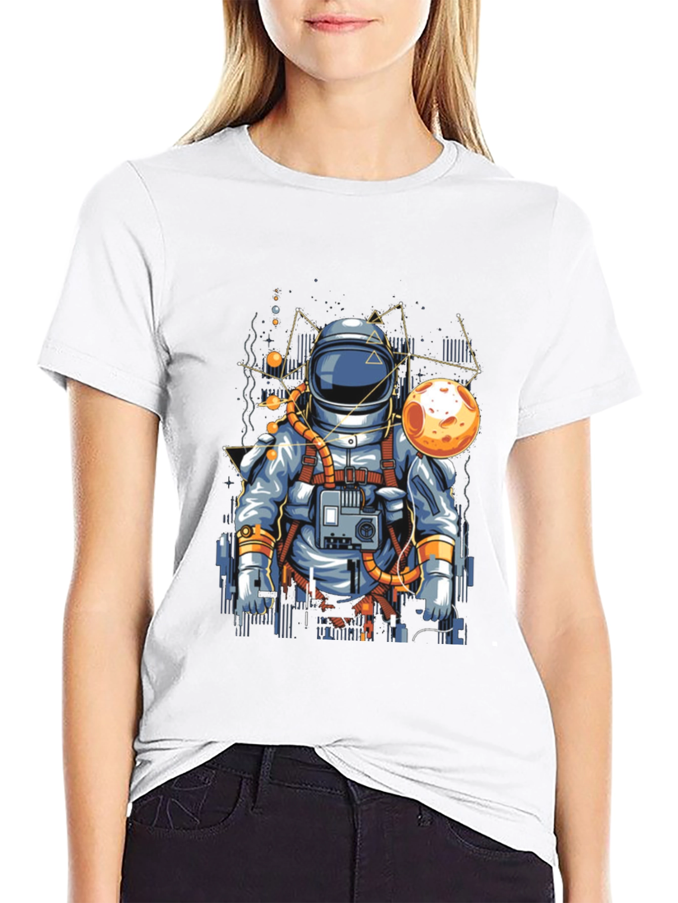 Astronaut Graphic T-Shirt - Space Adventure Tee