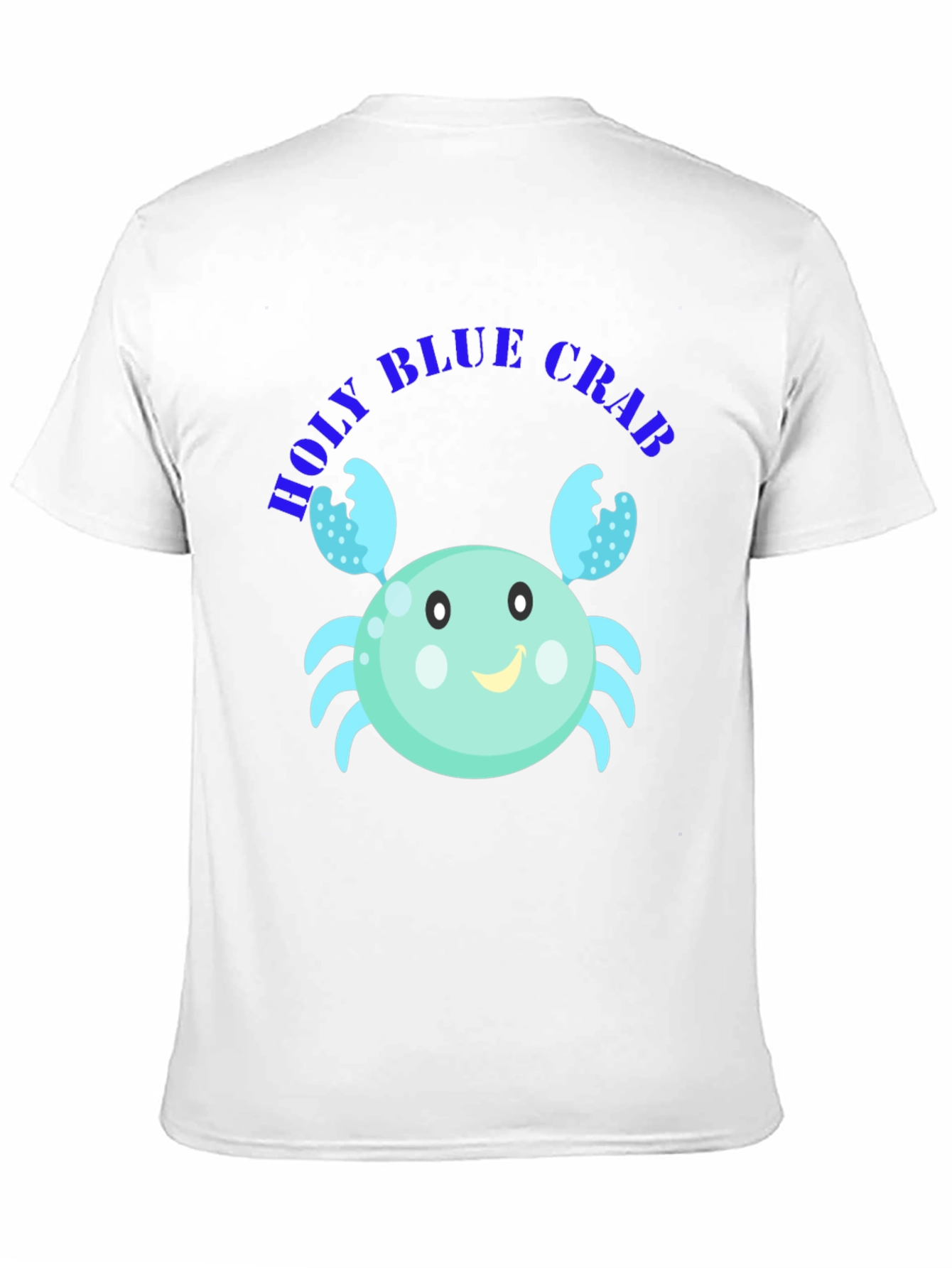 Holy Blue Crab Graphic Tee - Unisex Black T-Shirt
