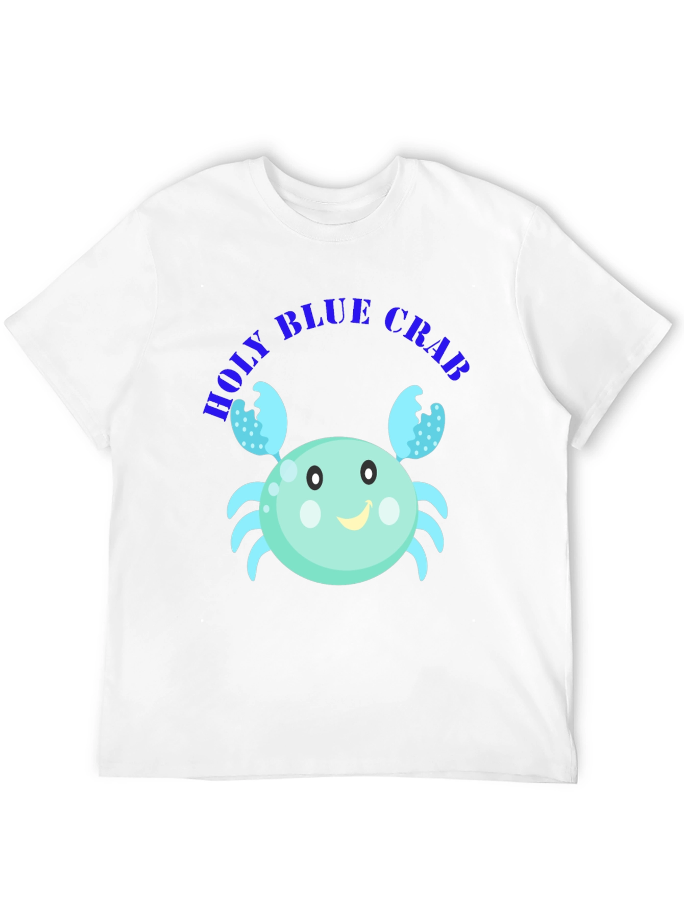 Holy Blue Crab Graphic Tee - Unisex Black T-Shirt
