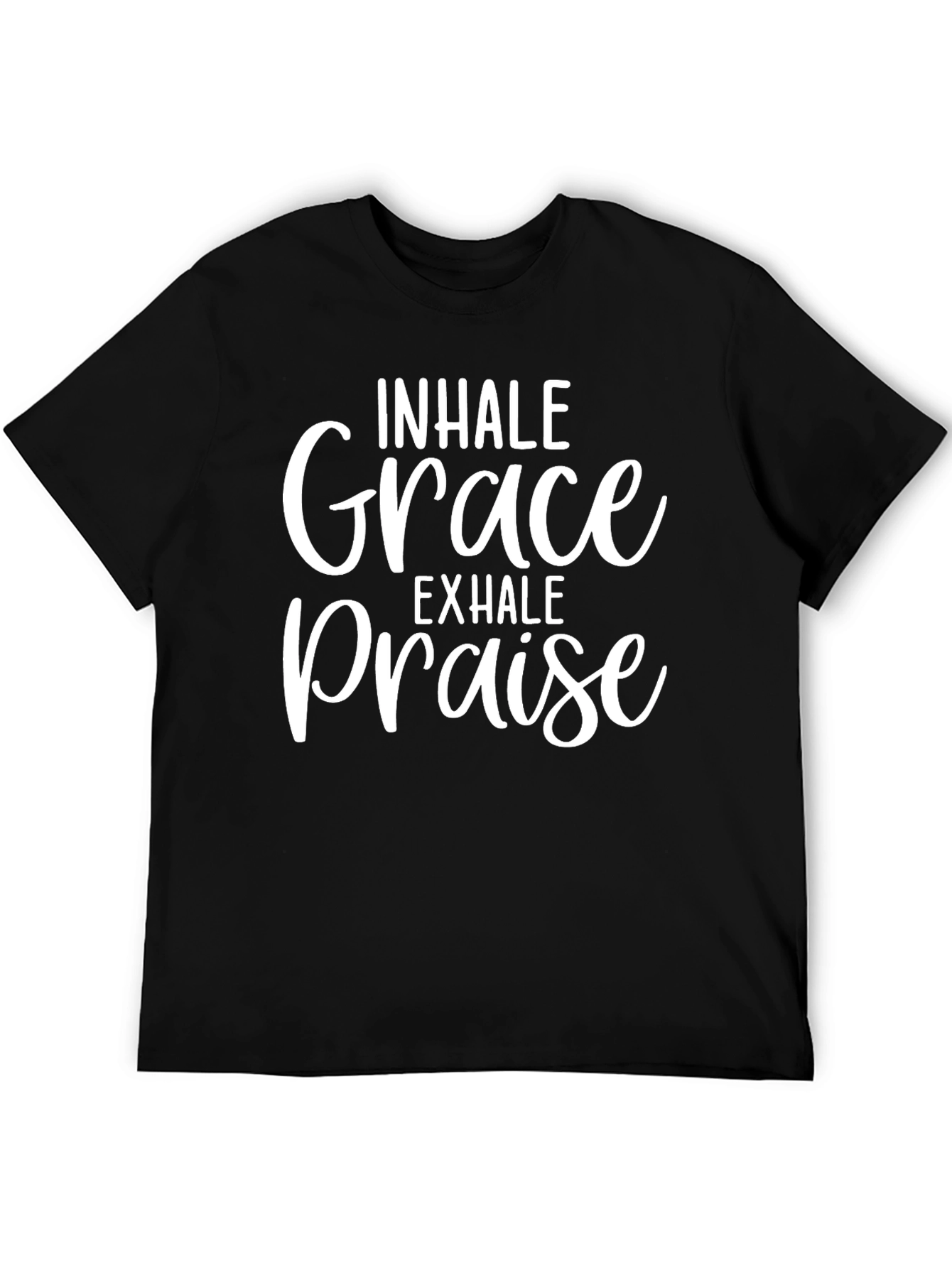 Inhale Grace Exhale Praise Graphic Tee