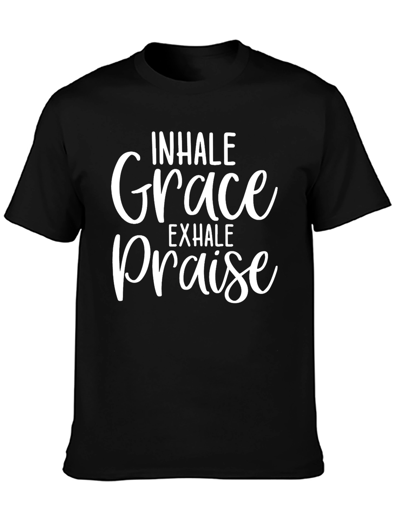 Inhale Grace Exhale Praise Graphic Tee