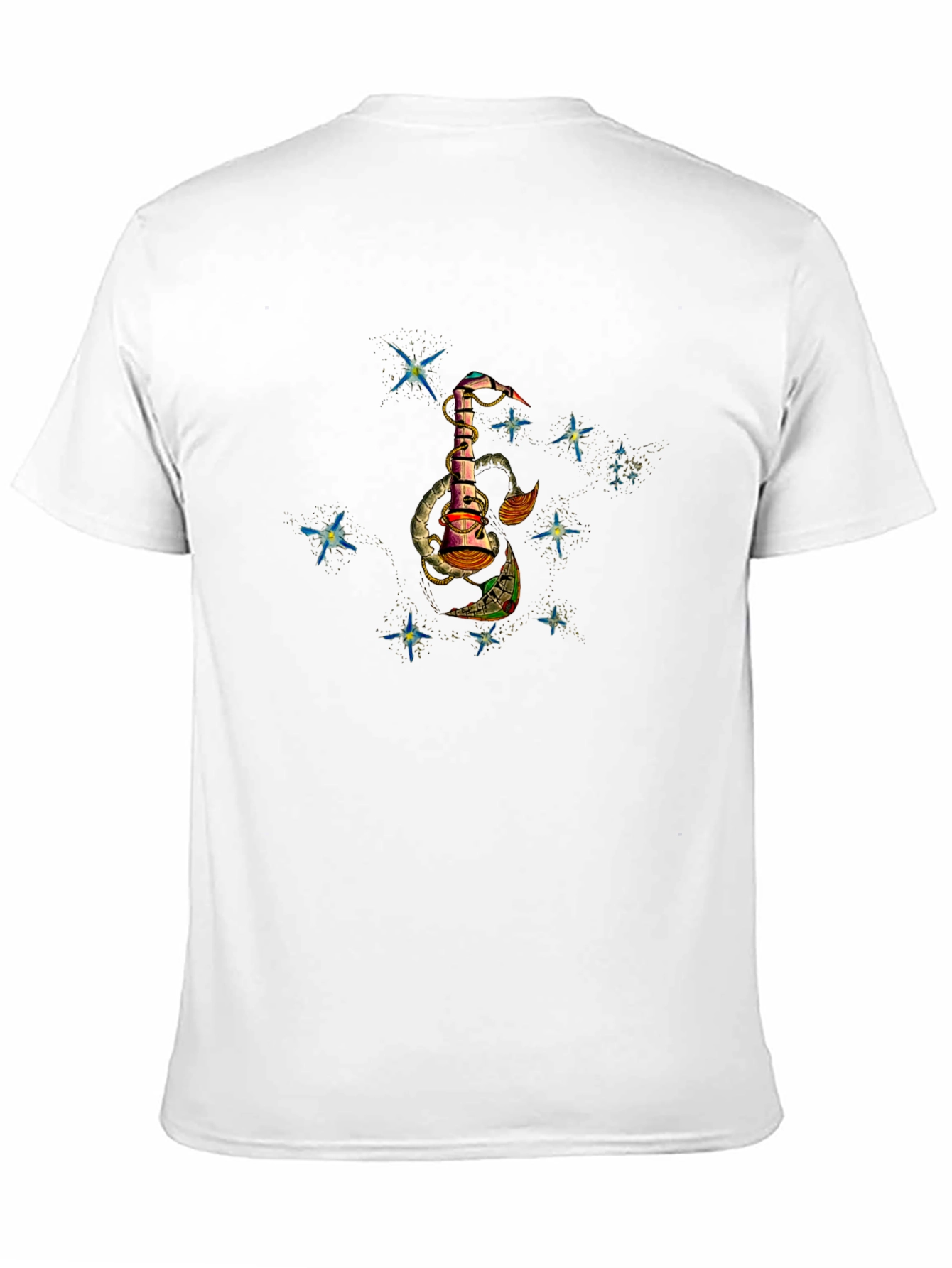 Celestial Dreamscape Black T-Shirt