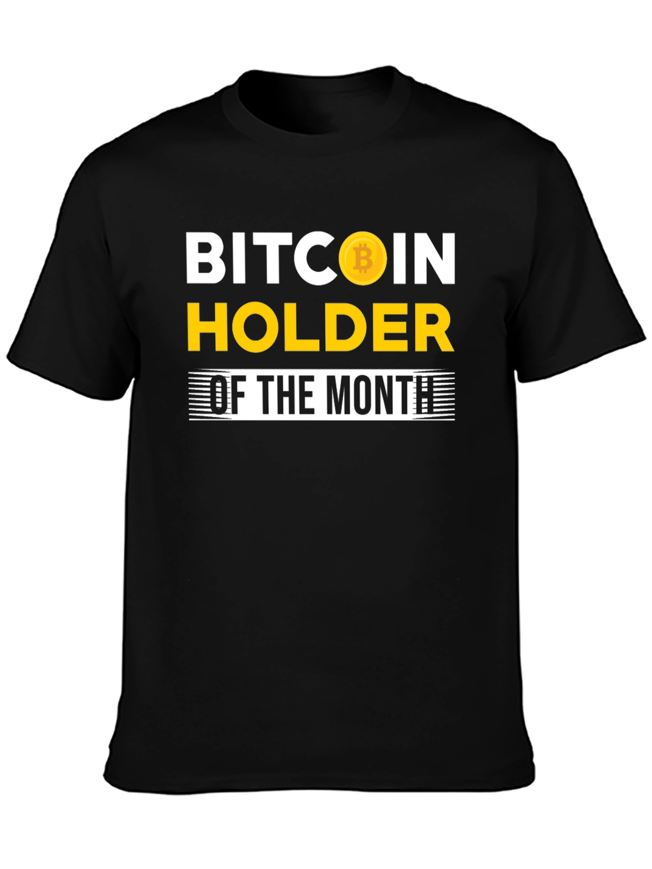 Bitcoin Holder of the Month Black T-Shirt
