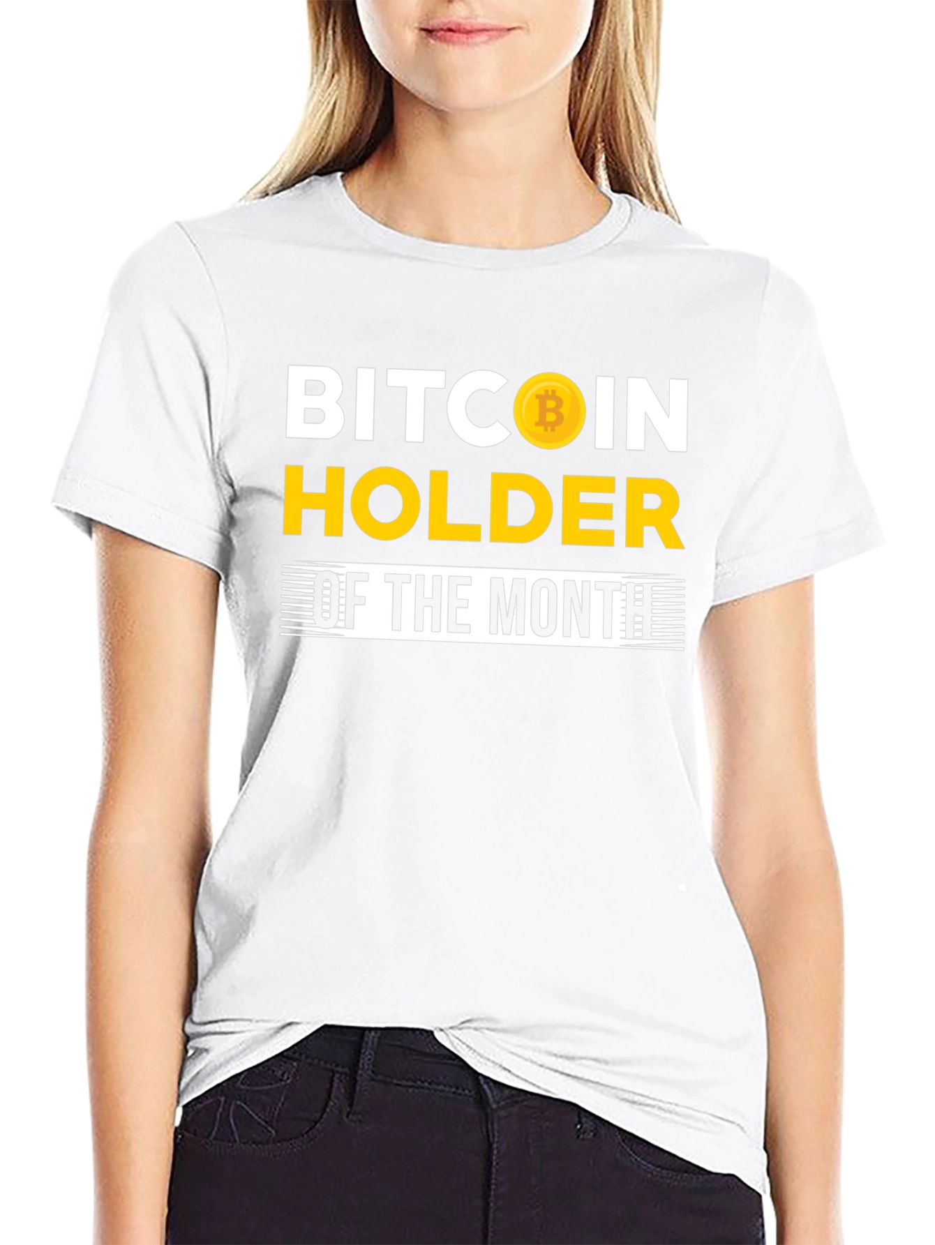 Bitcoin Holder of the Month Black T-Shirt